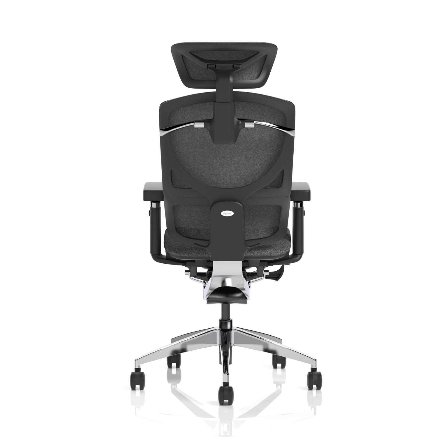Ergo Click Plus With Headrest Grey Fabrimesh