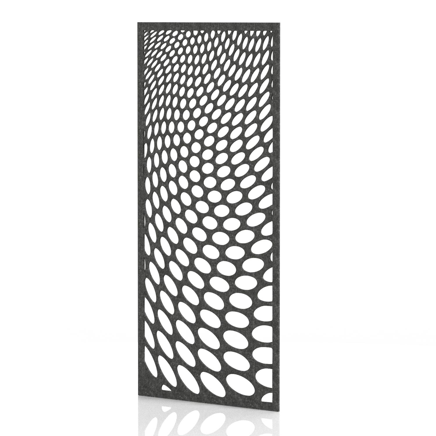 Sch! Acoustic Wall Panel - Drift - Graphite Charcoal