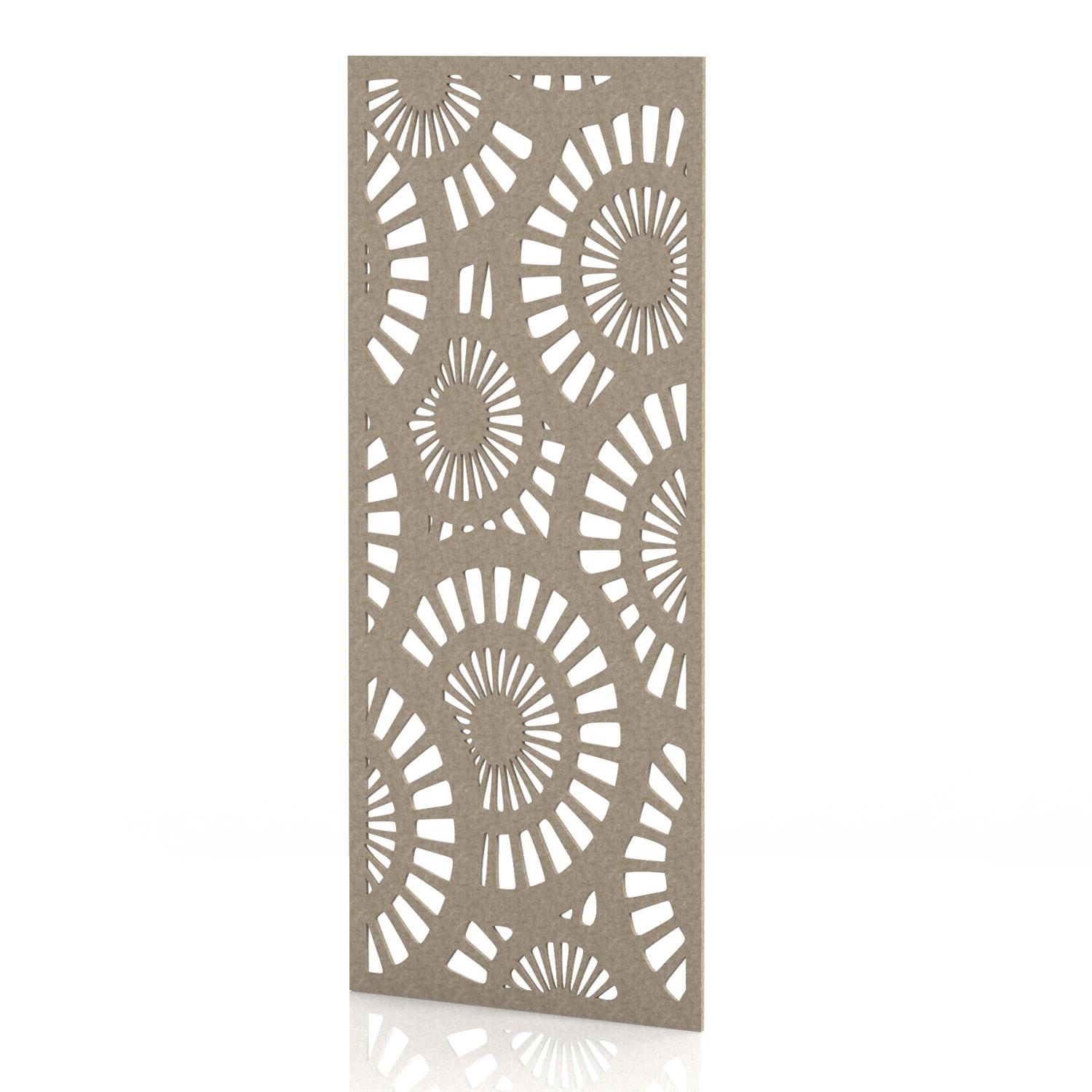 Sch! Acoustic Wall Panel - Sunburst - Oatmeal Beige