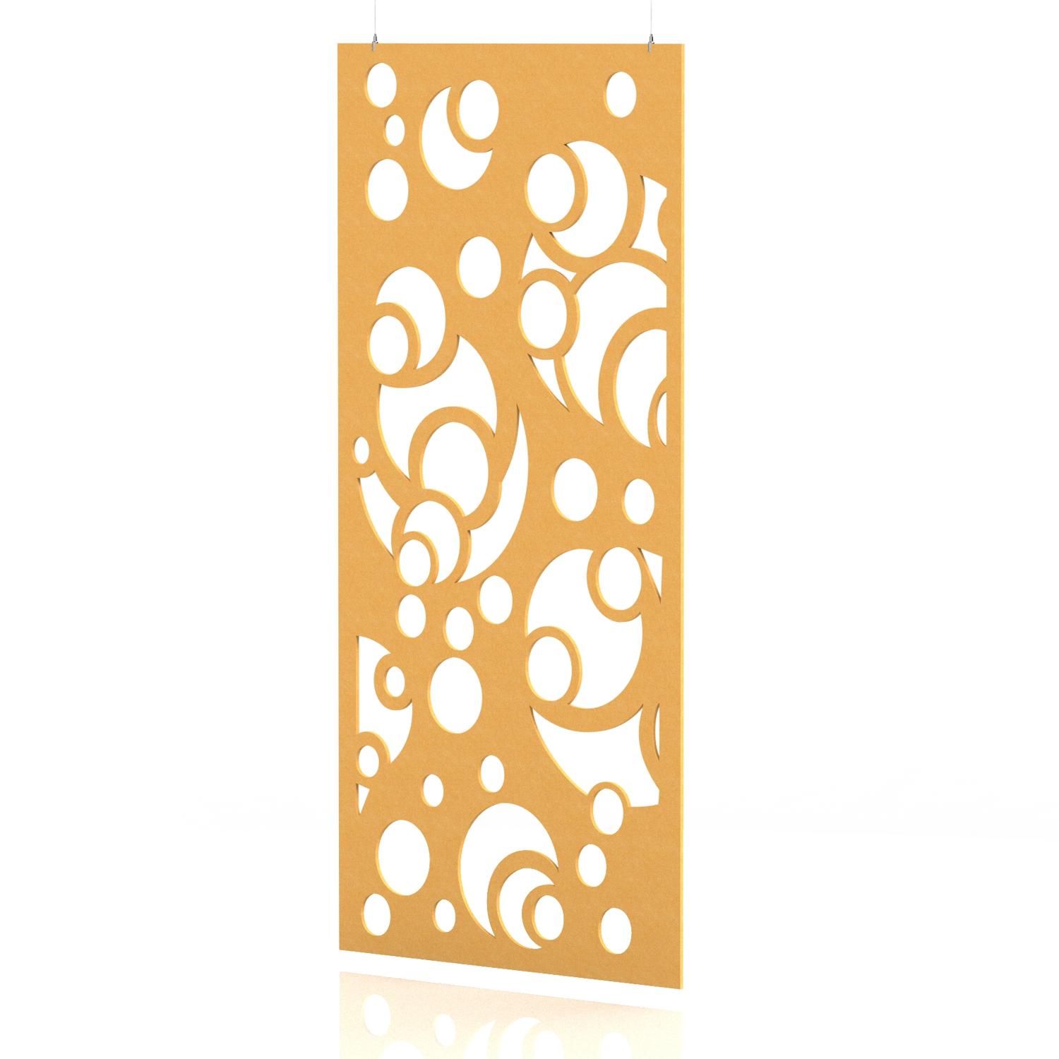 Sch! Acoustic Hanging Wall Panel - Bubbles - Buttercup Yellow
