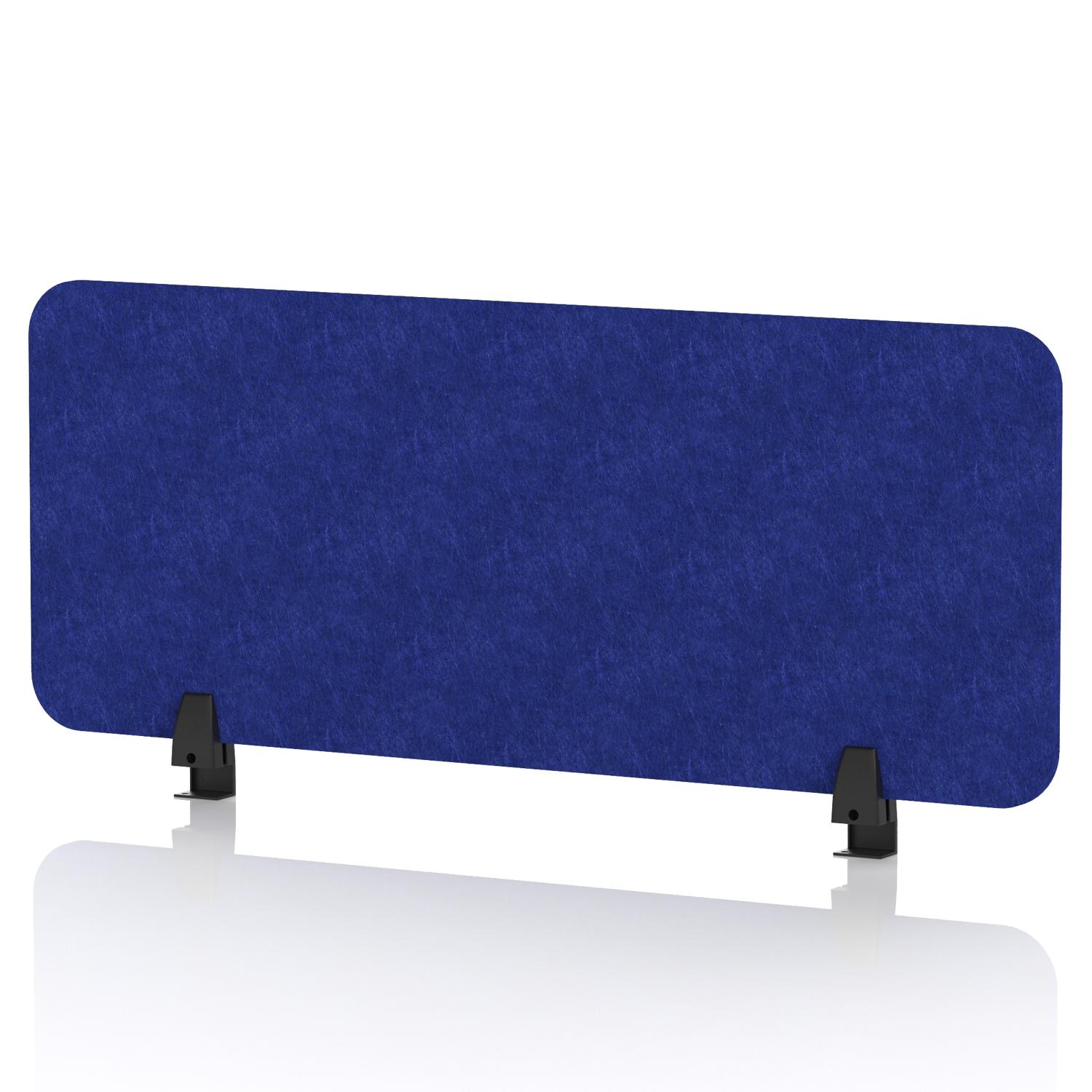 Sch! Acoustic Desktop Screen - Rectangle - 1000 x 400mm - Cobalt Blue