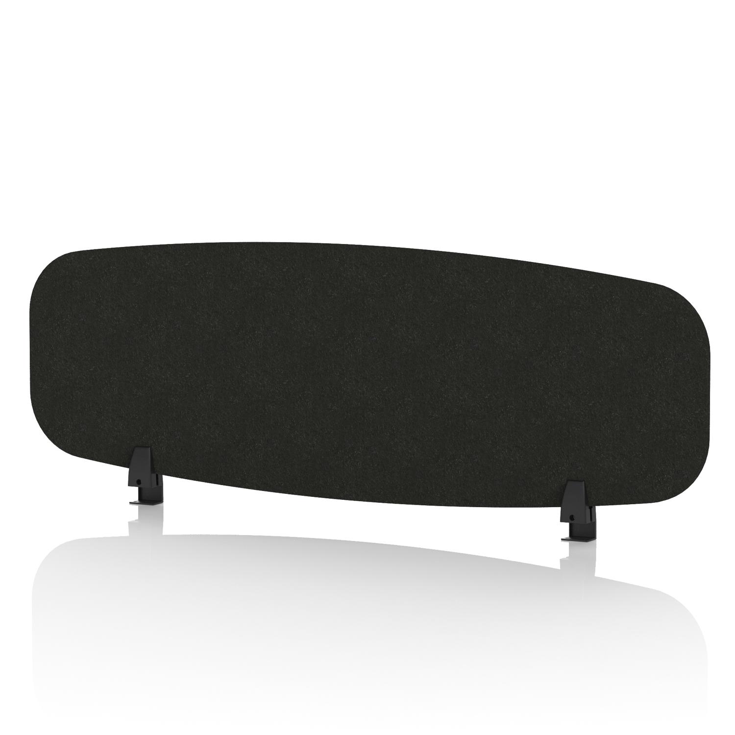 Sch! Acoustic Desktop Screen - Oblong - 1200 x 400mm - Raven Black