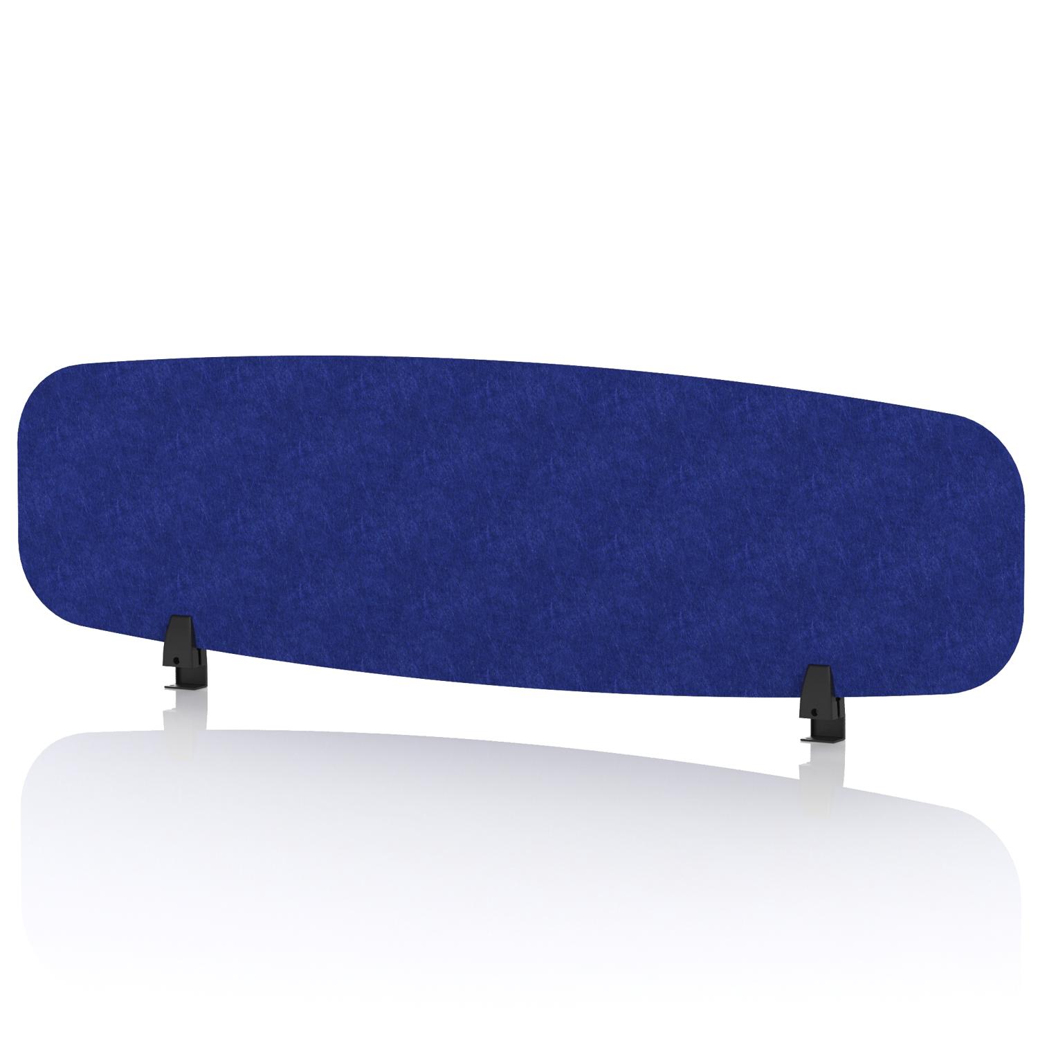 Sch! Acoustic Desktop Screen - Oblong - 1400 x 400mm - Cobalt Blue