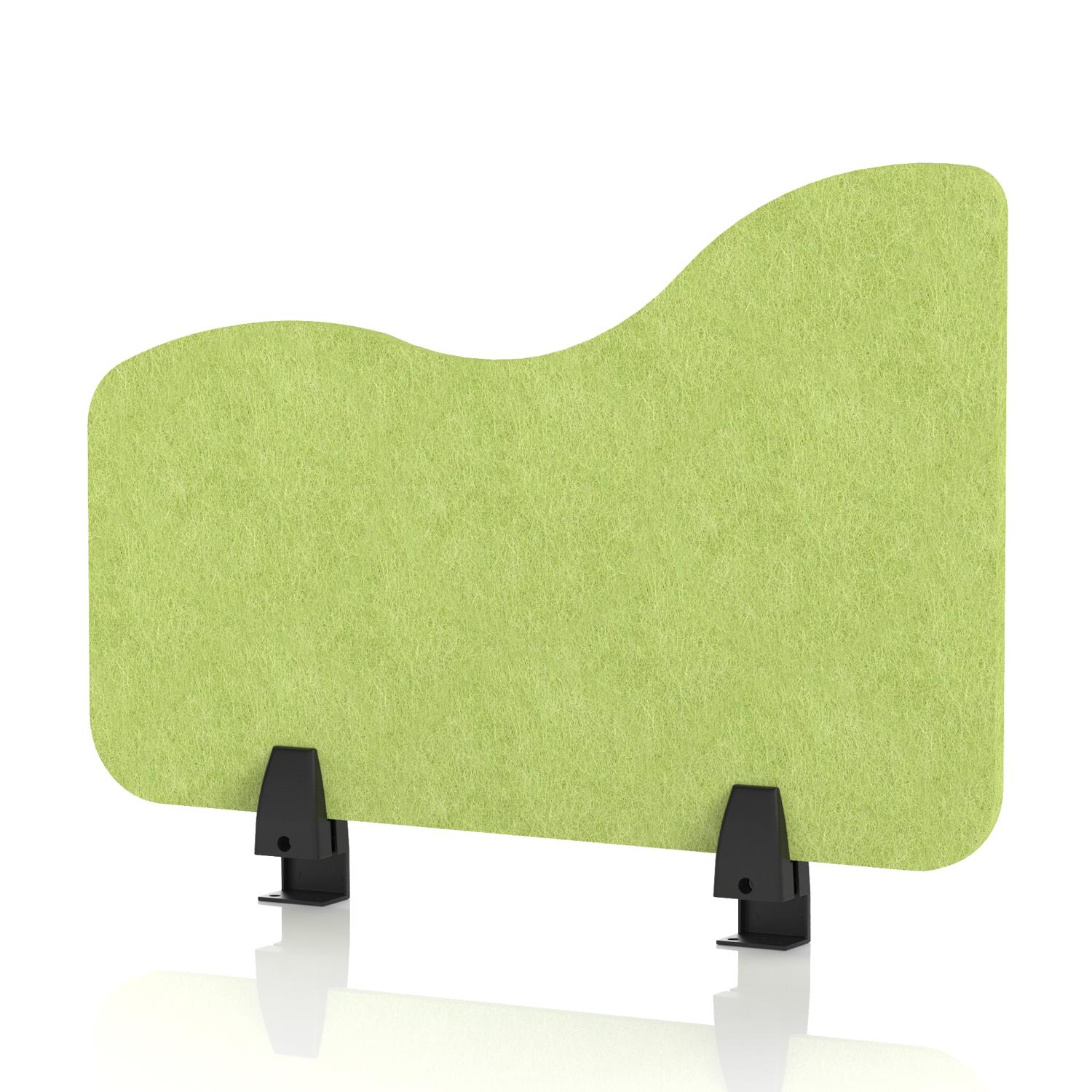 Sch! Acoustic Desktop Side Screen - Wave (Lime Green)