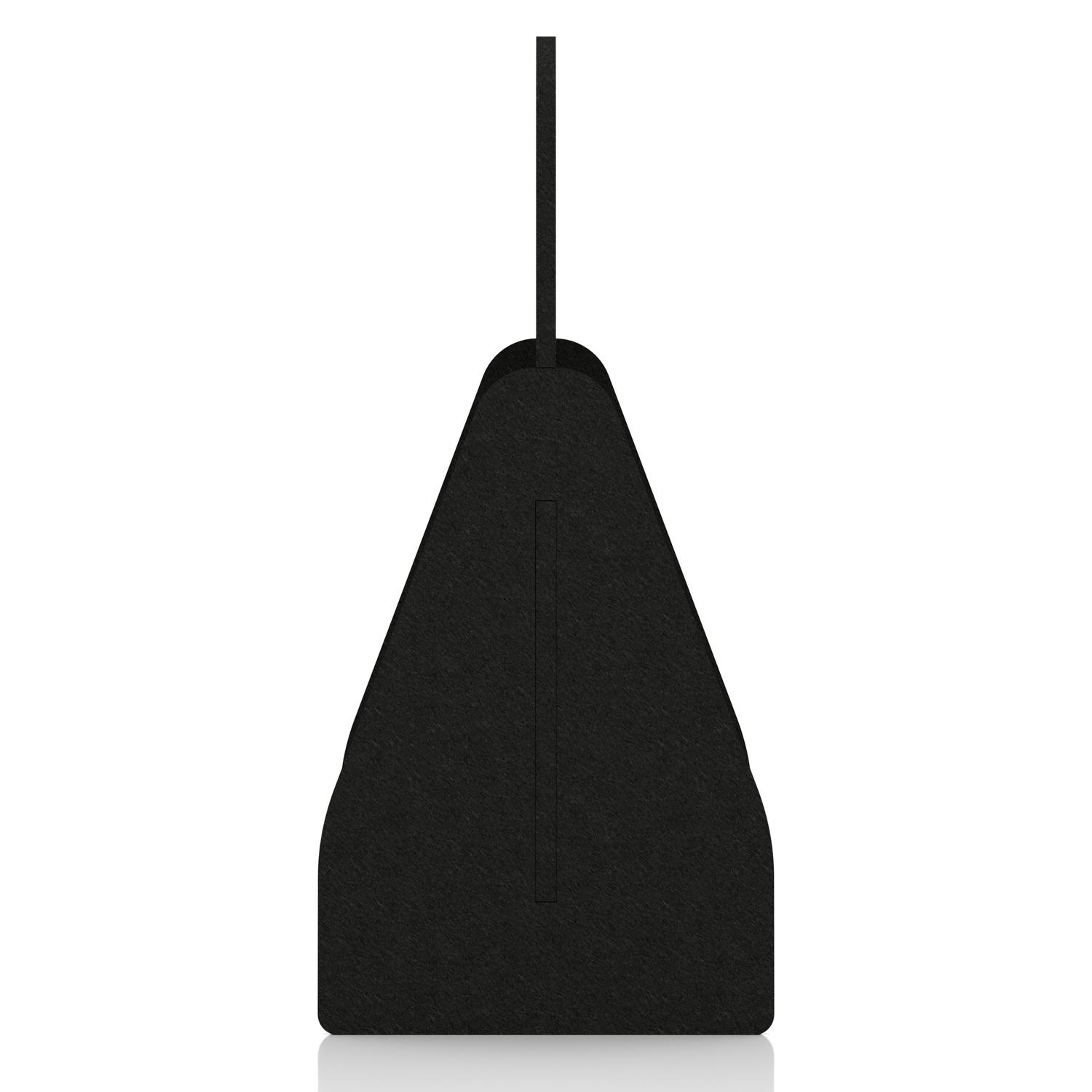 Sch! Acoustic Floor Standing Screen - Block - Raven Black - 1200mm
