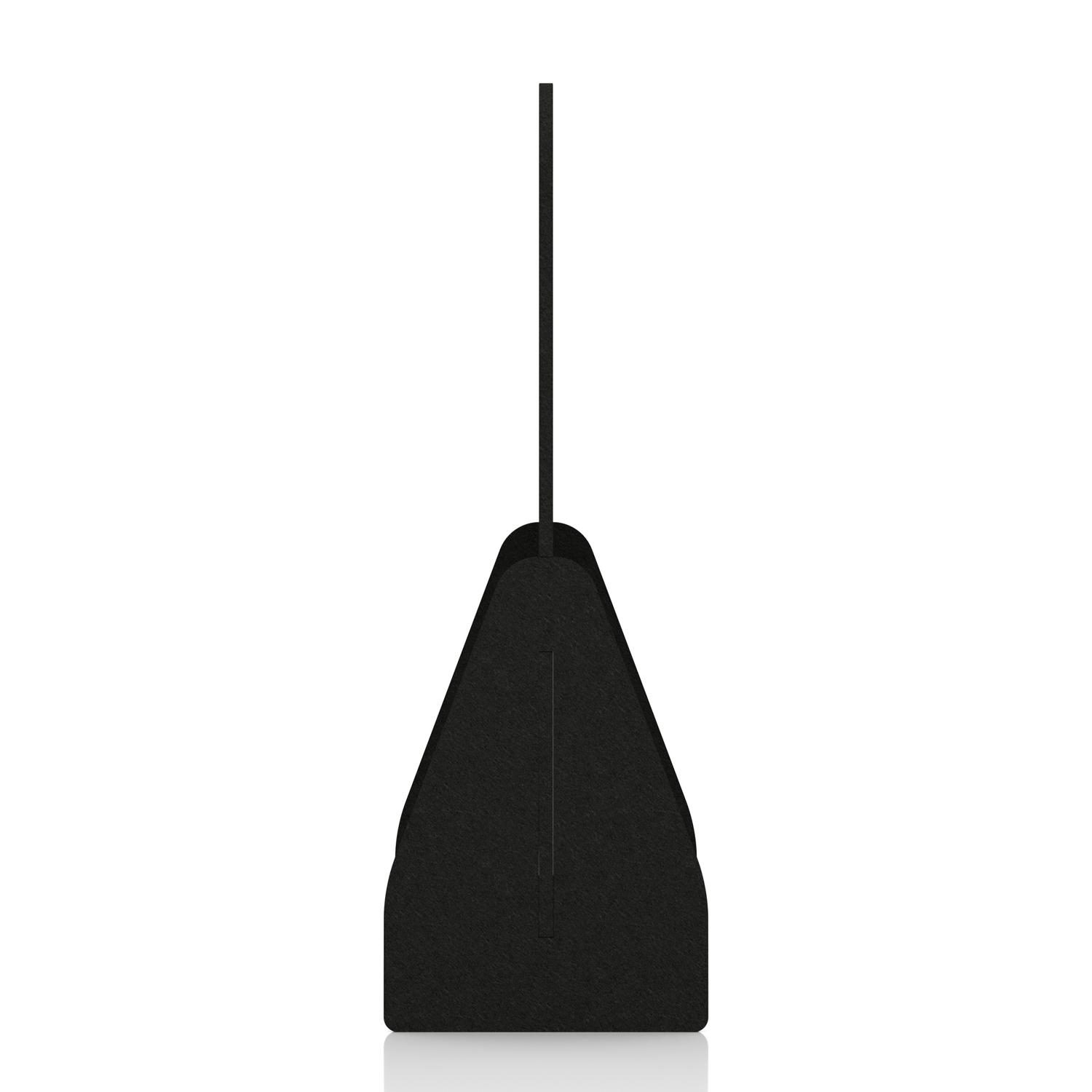 Sch! Acoustic Floor Standing Screen - Block - Raven Black - 1600mm Sch! Acoustic Floor Standing Screen - Block - Raven Black - 1600mm