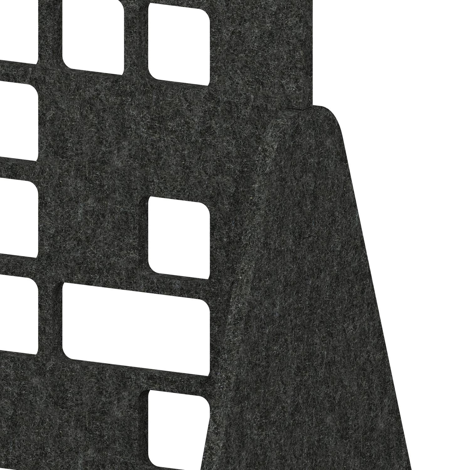 Sch! Acoustic Floor Standing Screen - Block - Graphite Charcoal - 1400mm Sch! Acoustic Floor Standing Screen - Block - Graphite Charcoal - 1400mm