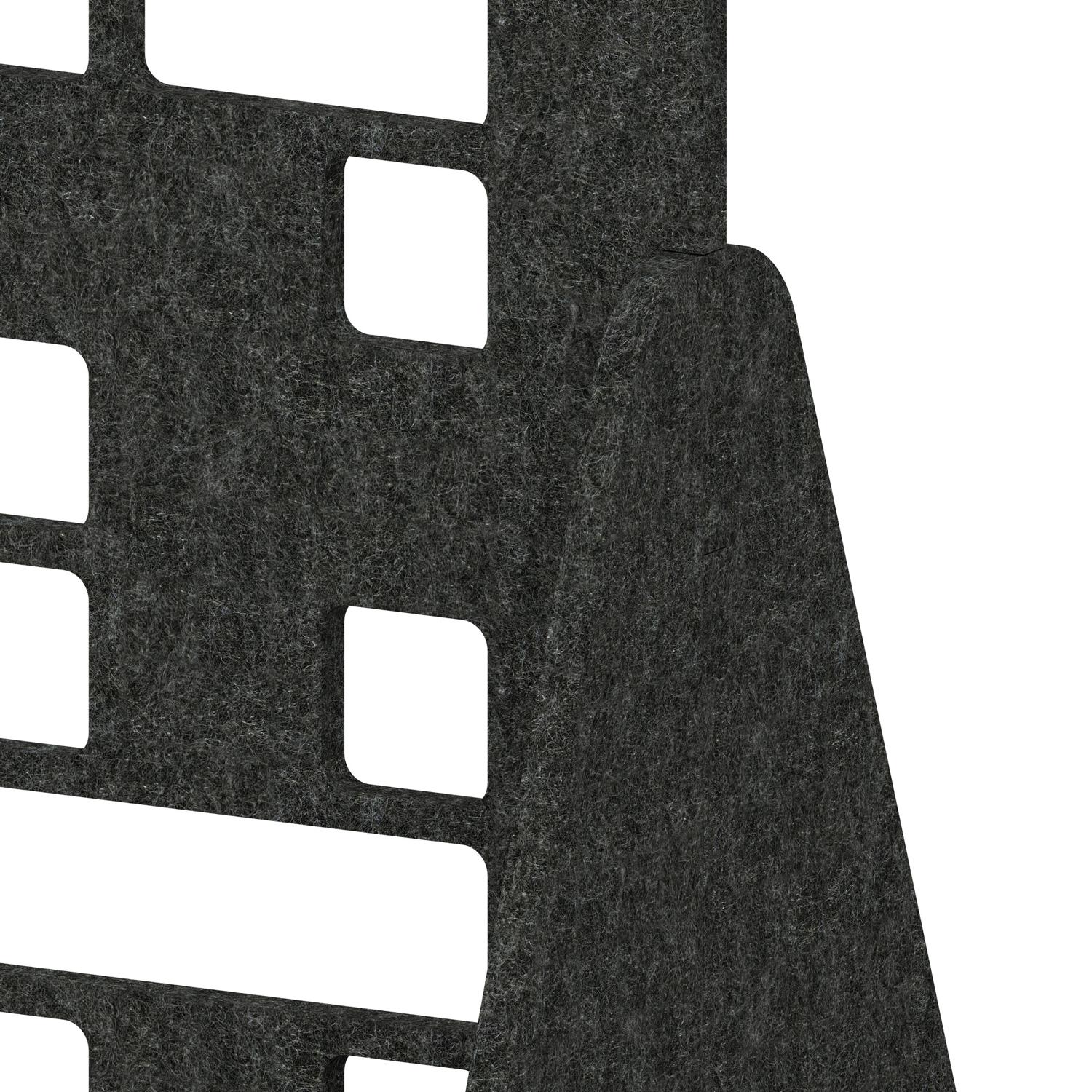 Sch! Acoustic Floor Standing Screen - Block - Graphite Charcoal - 1800mm Sch! Acoustic Floor Standing Screen - Block - Graphite Charcoal - 1800mm