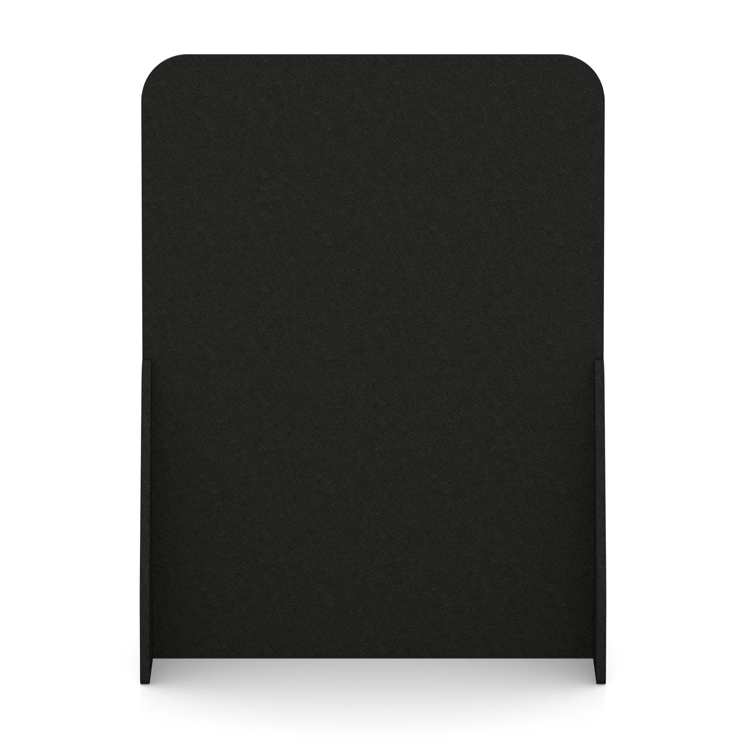 Sch! Acoustic Floor Standing Screen - Full - Raven Black - 1600mm Sch! Acoustic Floor Standing Screen - Full - Raven Black - 1600mm