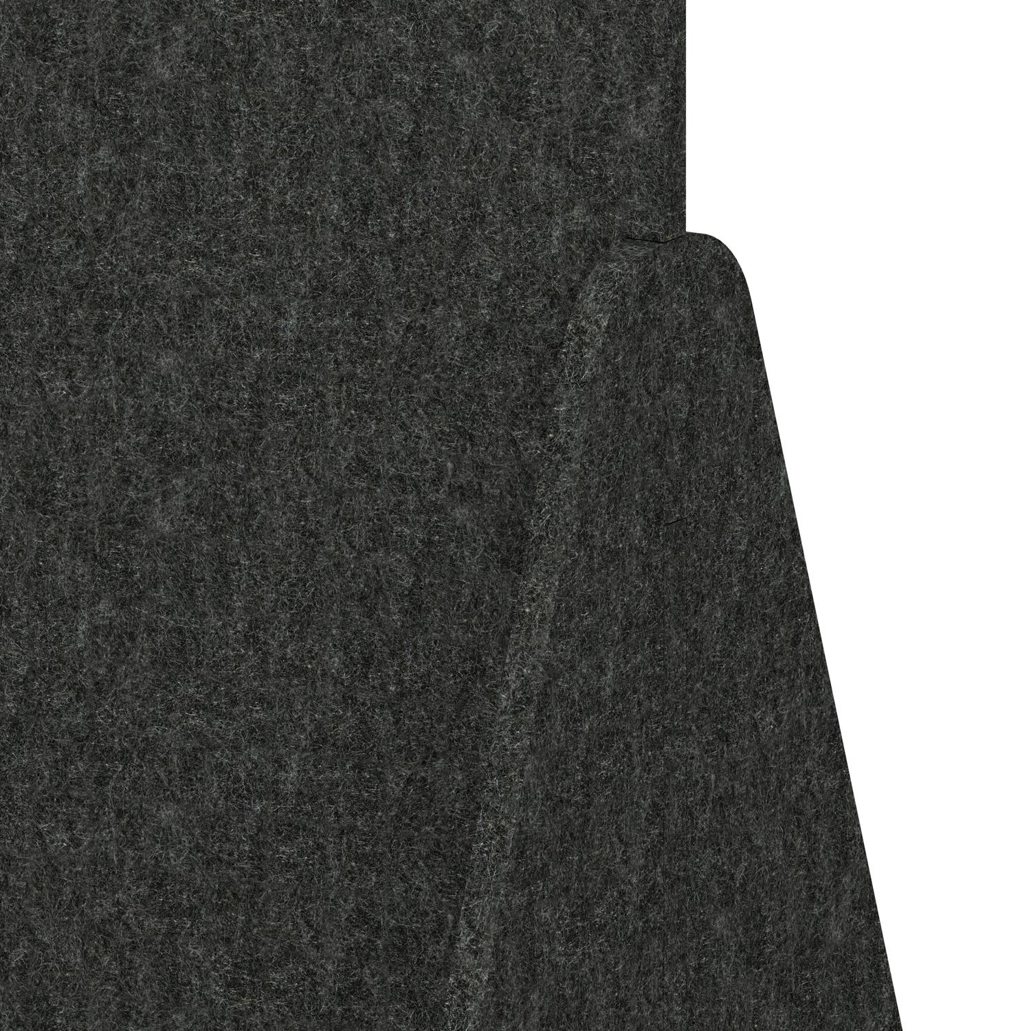 Sch! Acoustic Floor Standing Screen - Full - Graphite Charcoal - 1200mm