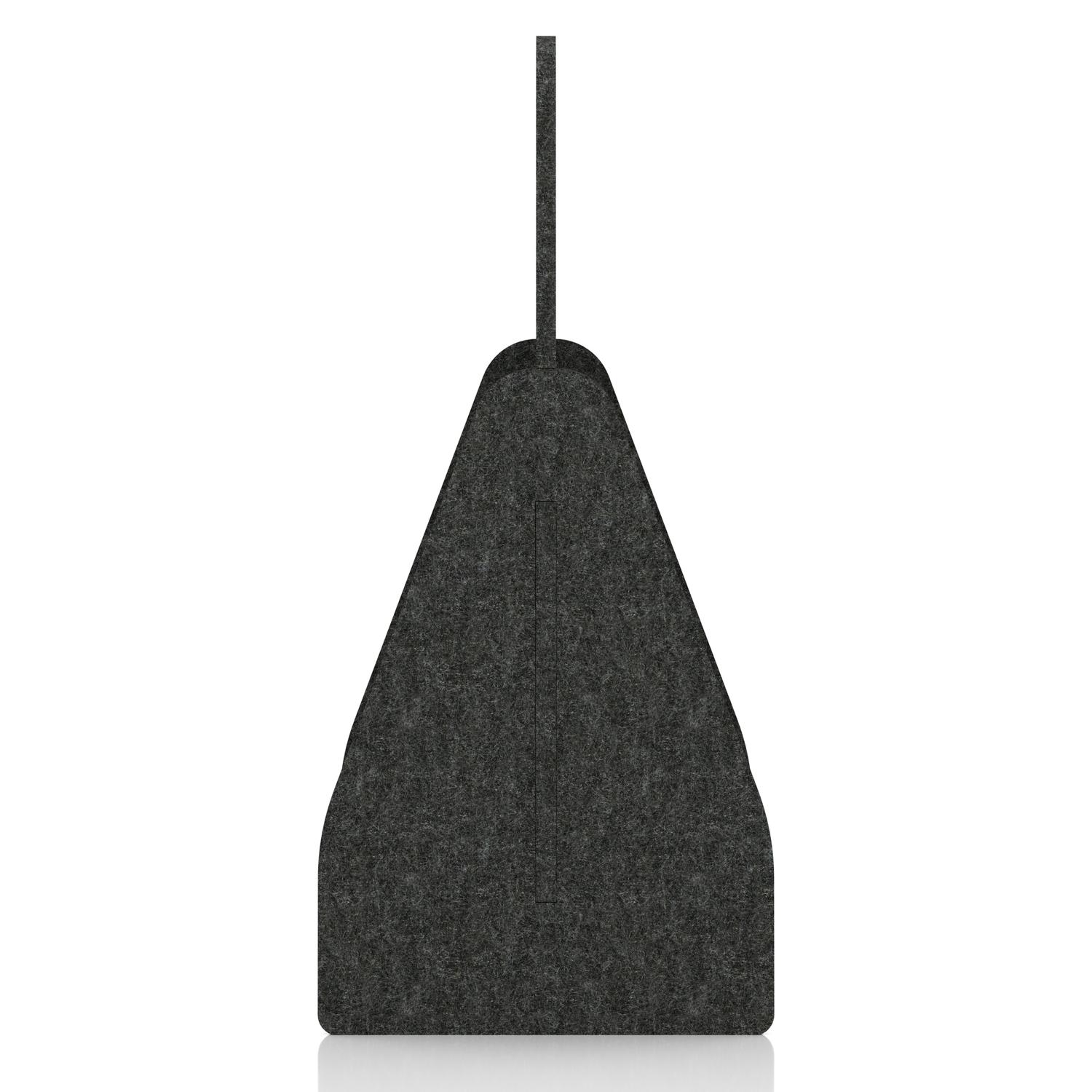 Sch! Acoustic Floor Standing Screen - Full - Graphite Charcoal - 1200mm
