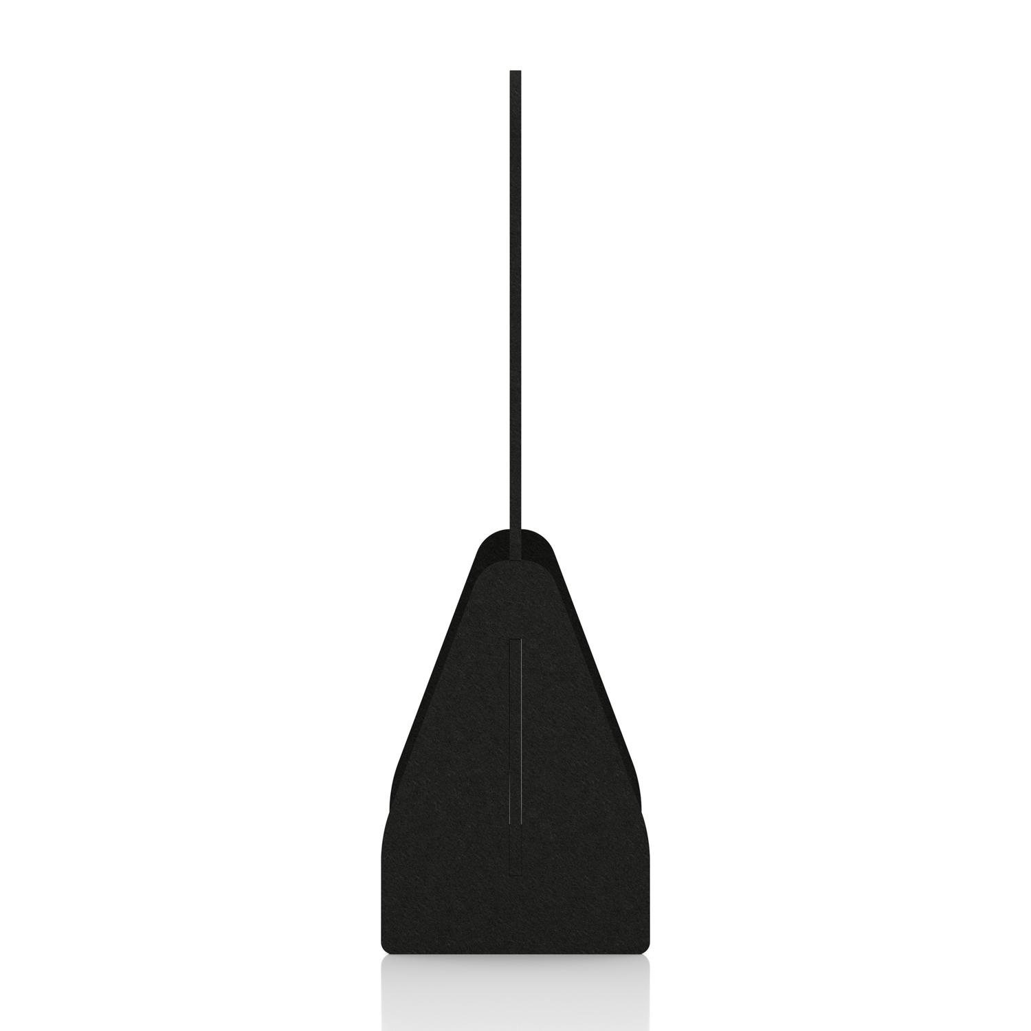 Sch! Acoustic Floor Standing Screen - Petal - Raven Black - 1800mm Sch! Acoustic Floor Standing Screen - Petal - Raven Black - 1800mm