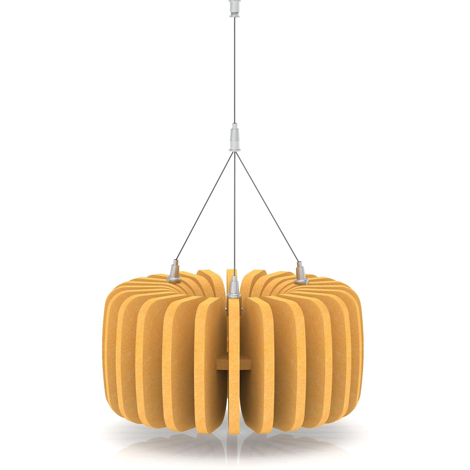 Sch! Acoustic Ceiling Baffles - Shade - Type A (Buttercup Yellow)