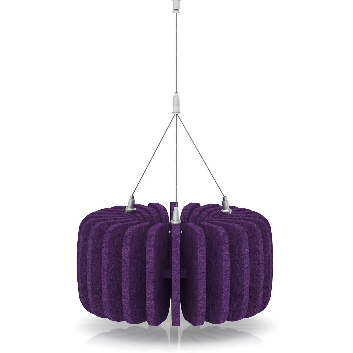 Sch! Acoustic Ceiling Baffles - Shade - Type A (Plum Purple)