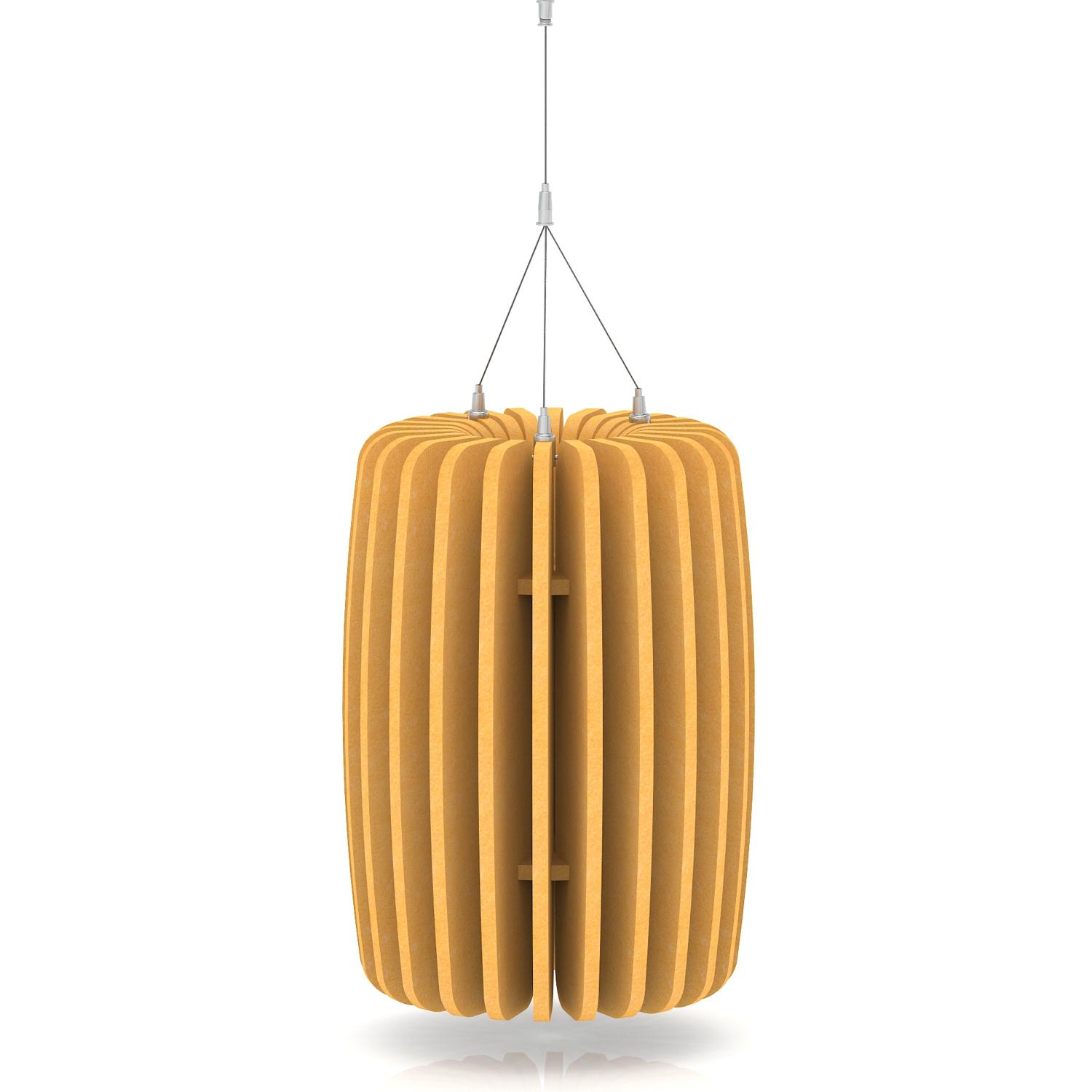 Sch! Acoustic Ceiling Baffles - Shade - Type A - 335mm Wide x 450mm High - Buttercup Yellow