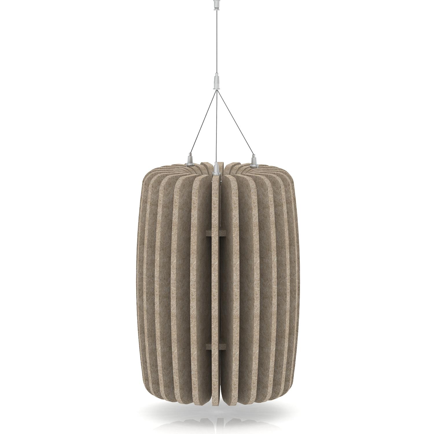 Sch! Acoustic Ceiling Baffles - Shade - Type A - 335mm Wide x 450mm High - Oatmeal Beige