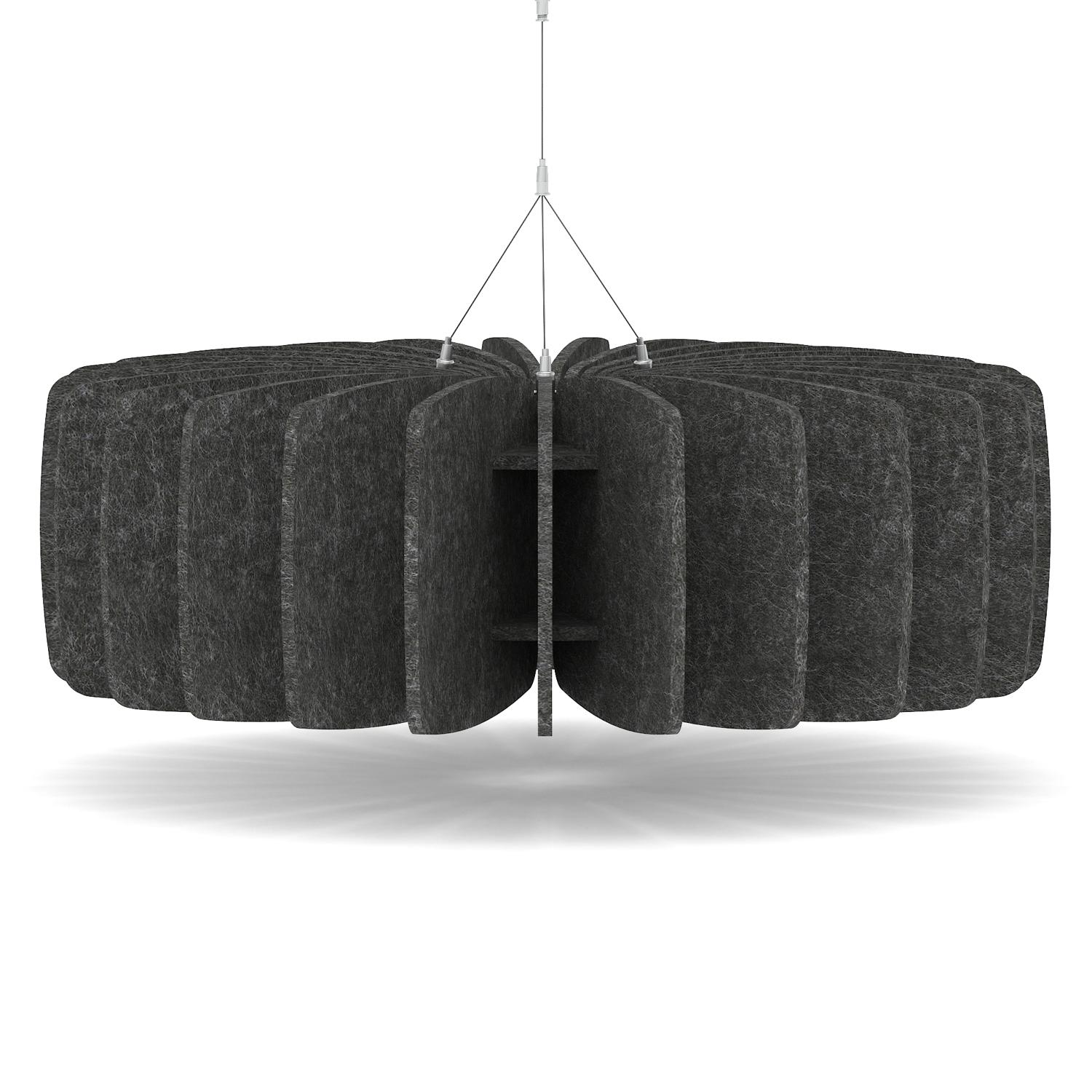 Sch! Acoustic Ceiling Baffles - Shade - Type A - 900mm Wide x 300mm High - Graphite Charcoal
