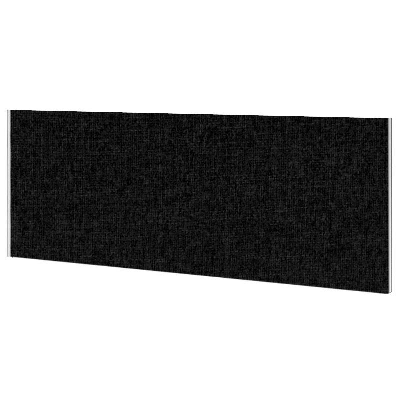 Impulse Plus Oblong 450/600 Desktop Screen Black Fabric Light Grey Edges