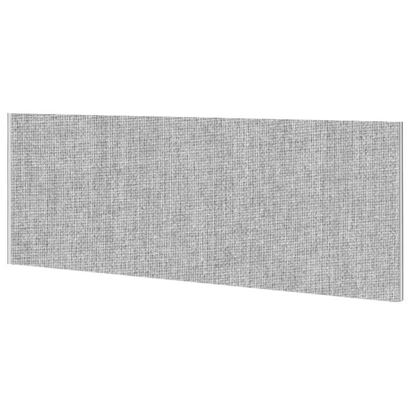Impulse Plus Oblong 450/600 Desktop Screen Light Grey Fabric Light Grey Edges