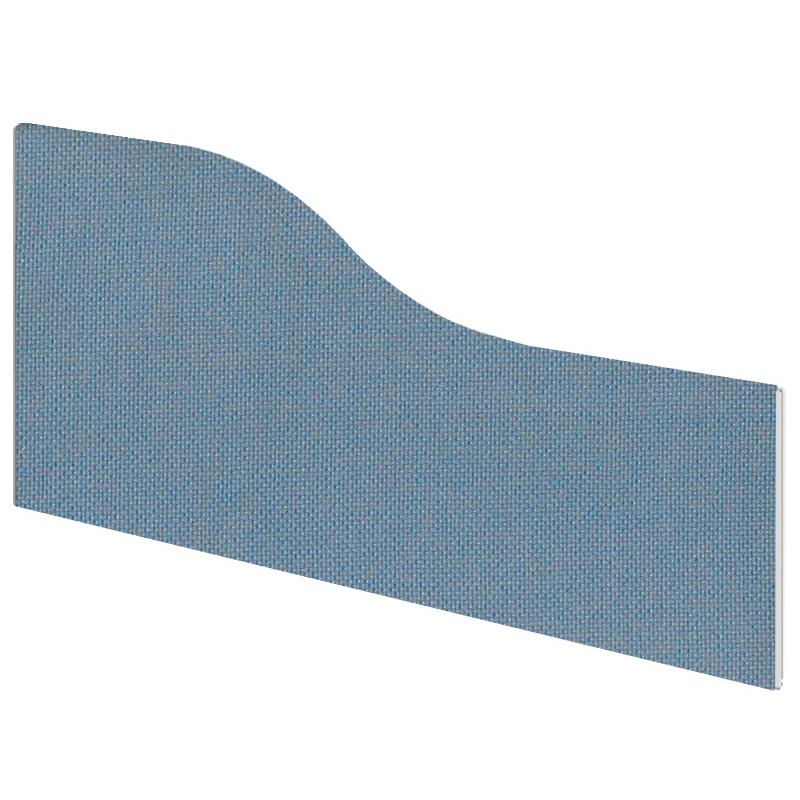 Impulse Plus Wave 450/600 Desktop Screen Sky Blue Fabric Light Grey Edges