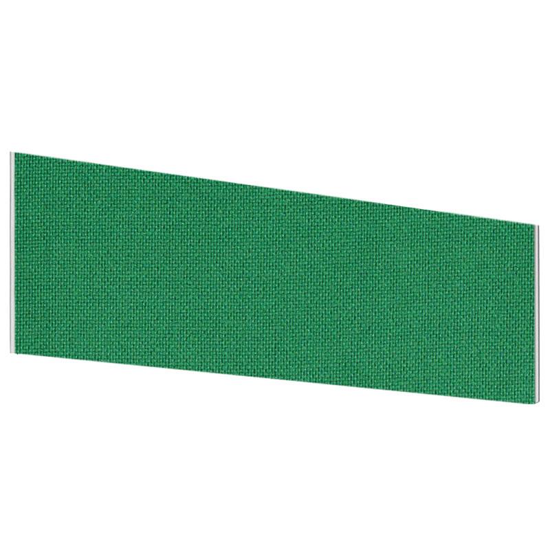 Impulse Plus Angle 450/600 Desktop Screen Palm Green Fabric Light Grey Edges