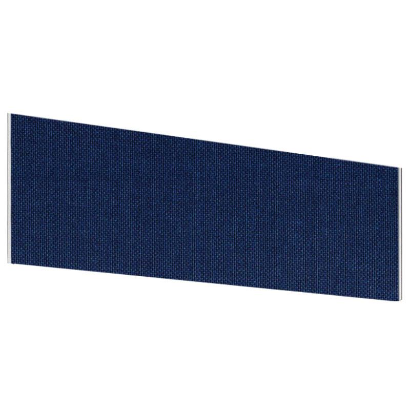 Impulse Plus Angle 450/600 Desktop Screen Royal Blue Fabric Light Grey Edges