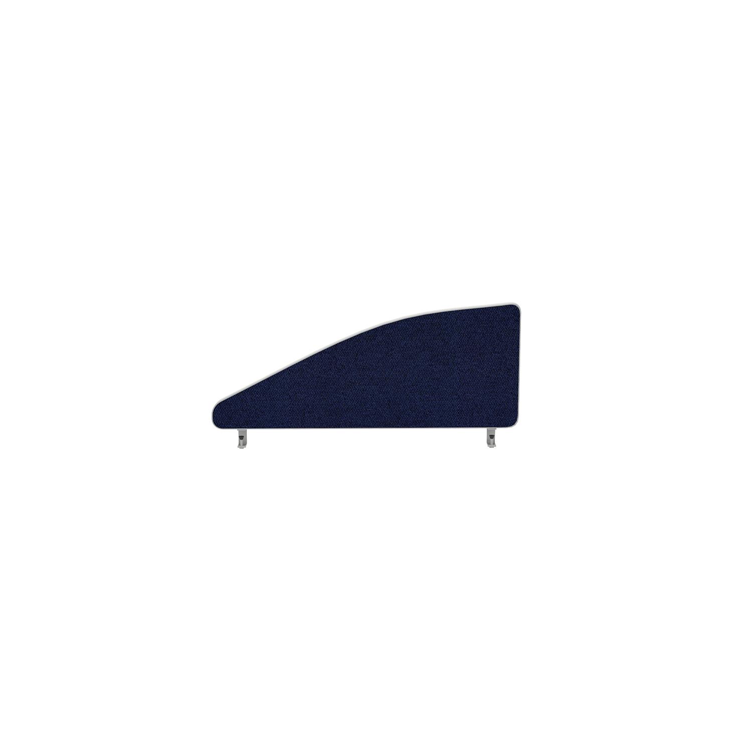 Impulse Plus Angle 450/800 Desktop Screen Royal Blue Fabric Light Grey Edges