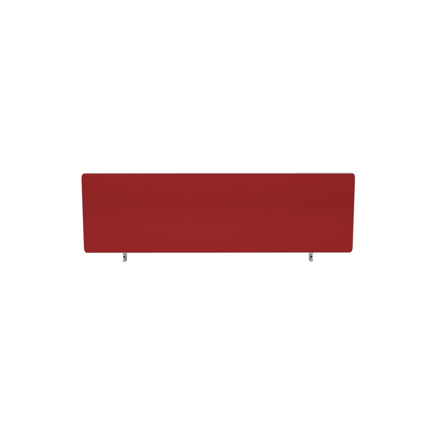Impulse Plus Oblong 450/1200 Desktop Screen Burgundy Fabric Light Grey Edges