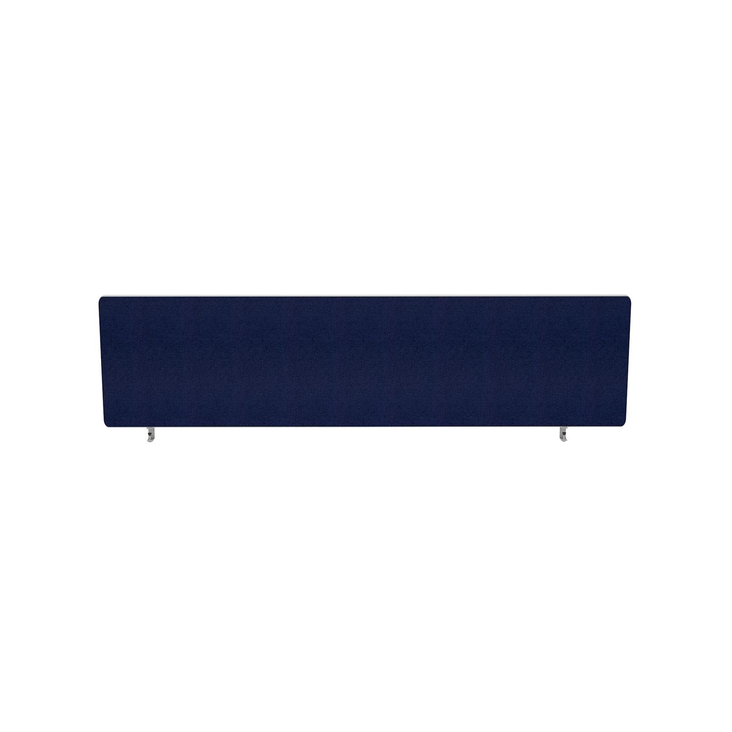 Impulse Plus Oblong 450/1400 Desktop Screen Royal Blue Fabric Light Grey Edges