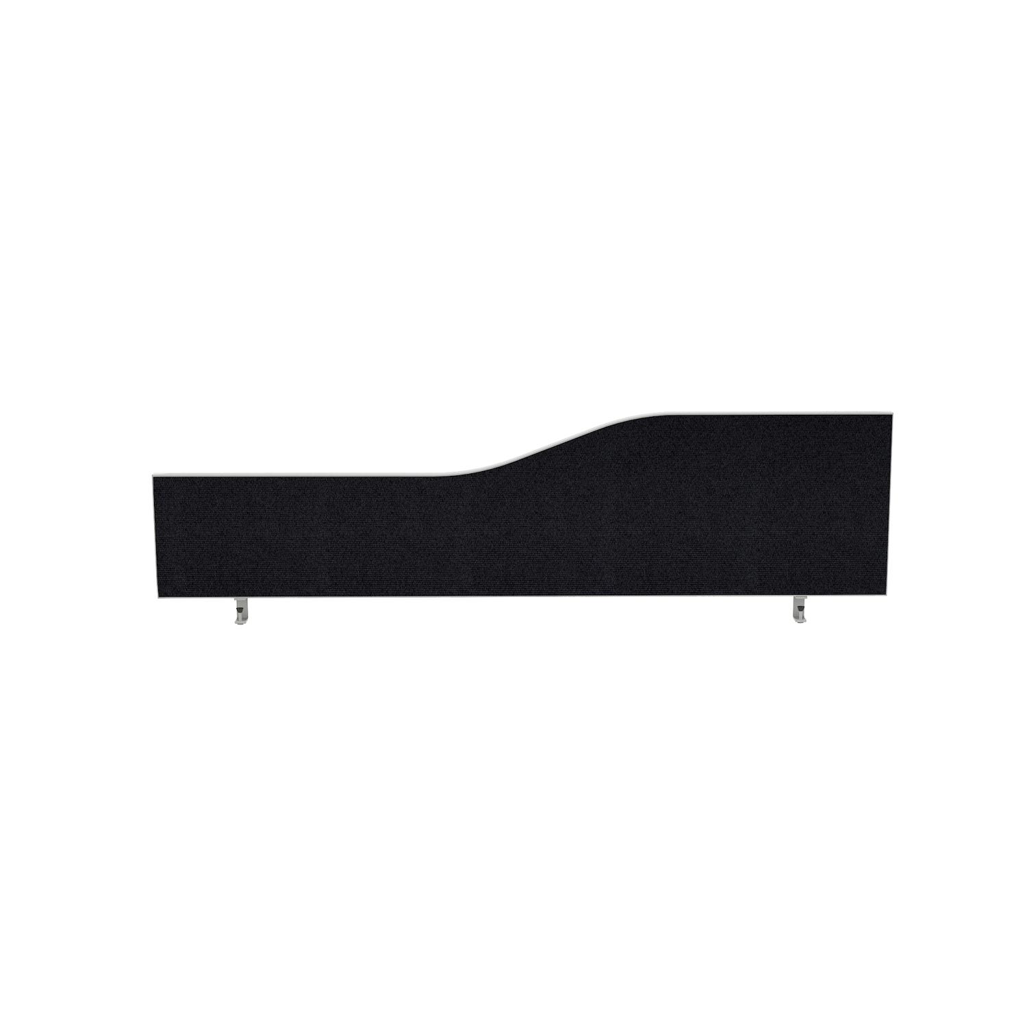 Impulse Plus Wave 450/1400 Desktop Screen Black Fabric Light Grey Edges