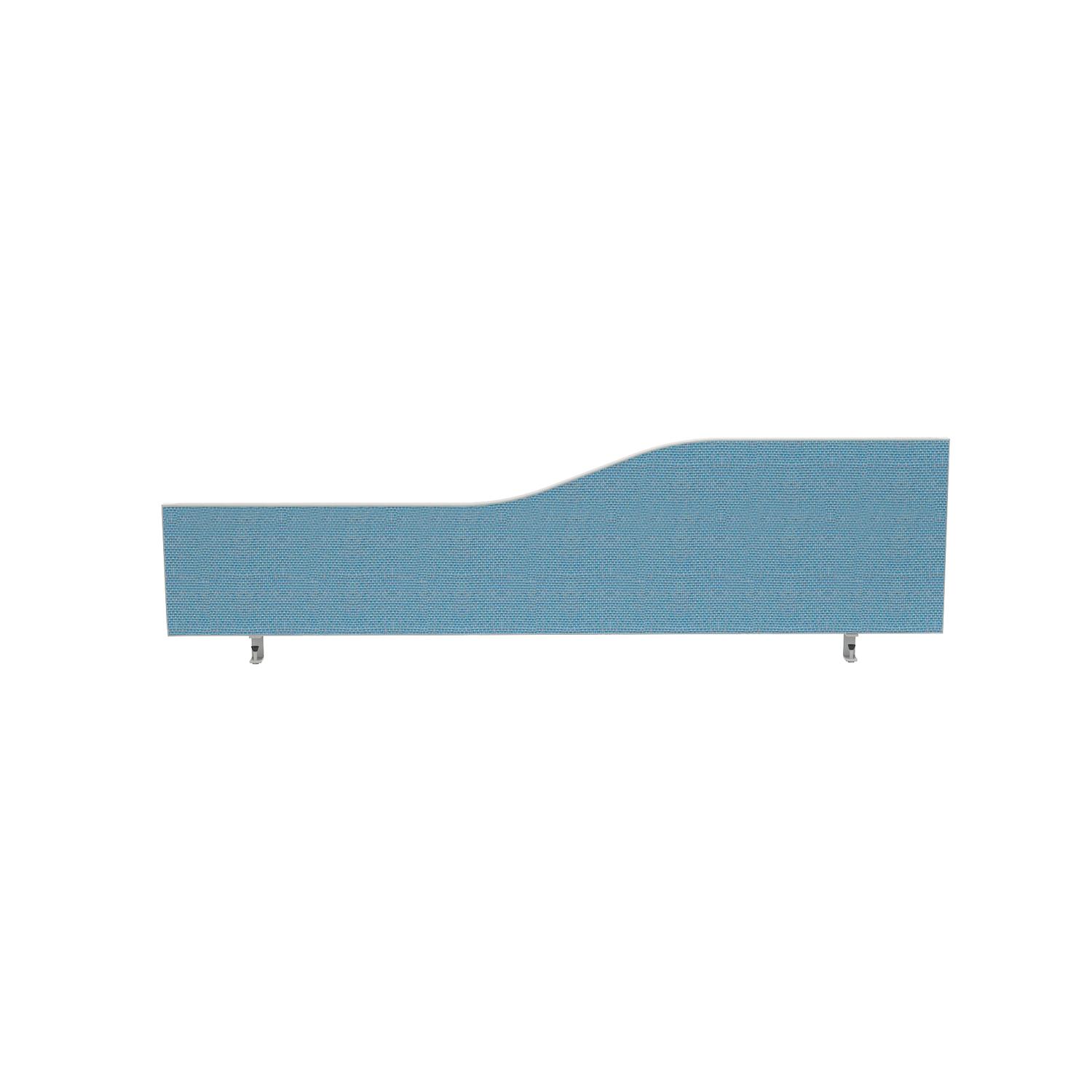 Impulse Plus Wave 450/1400 Desktop Screen Sky Blue Fabric Light Grey Edges