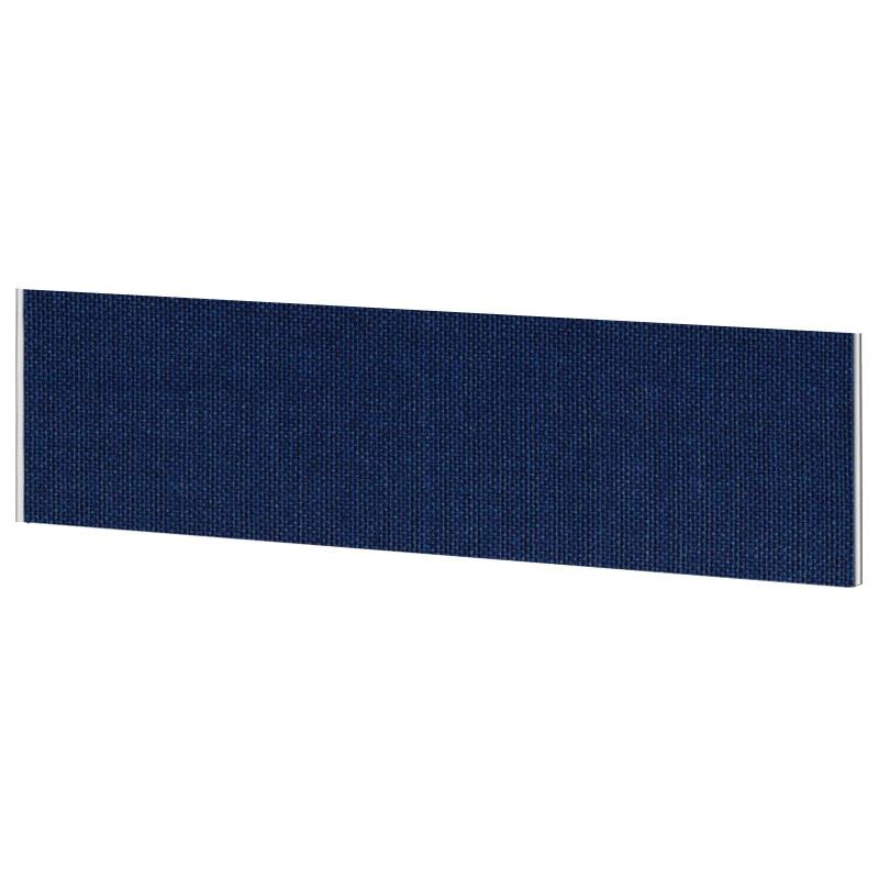 Impulse Plus Oblong 450/1500 Desktop Screen Royal Blue Fabric Light Grey Edges