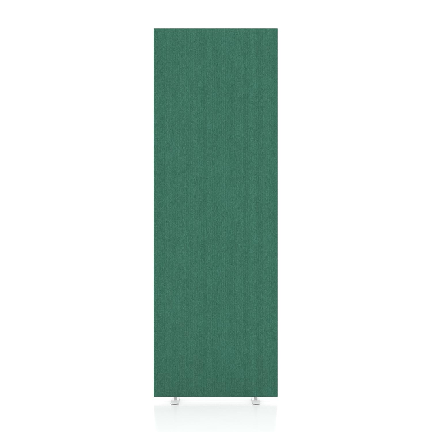 Impulse Plus Oblong 1800/600 Floor Free Standing Screen Palm Green Fabric Light Grey Edges