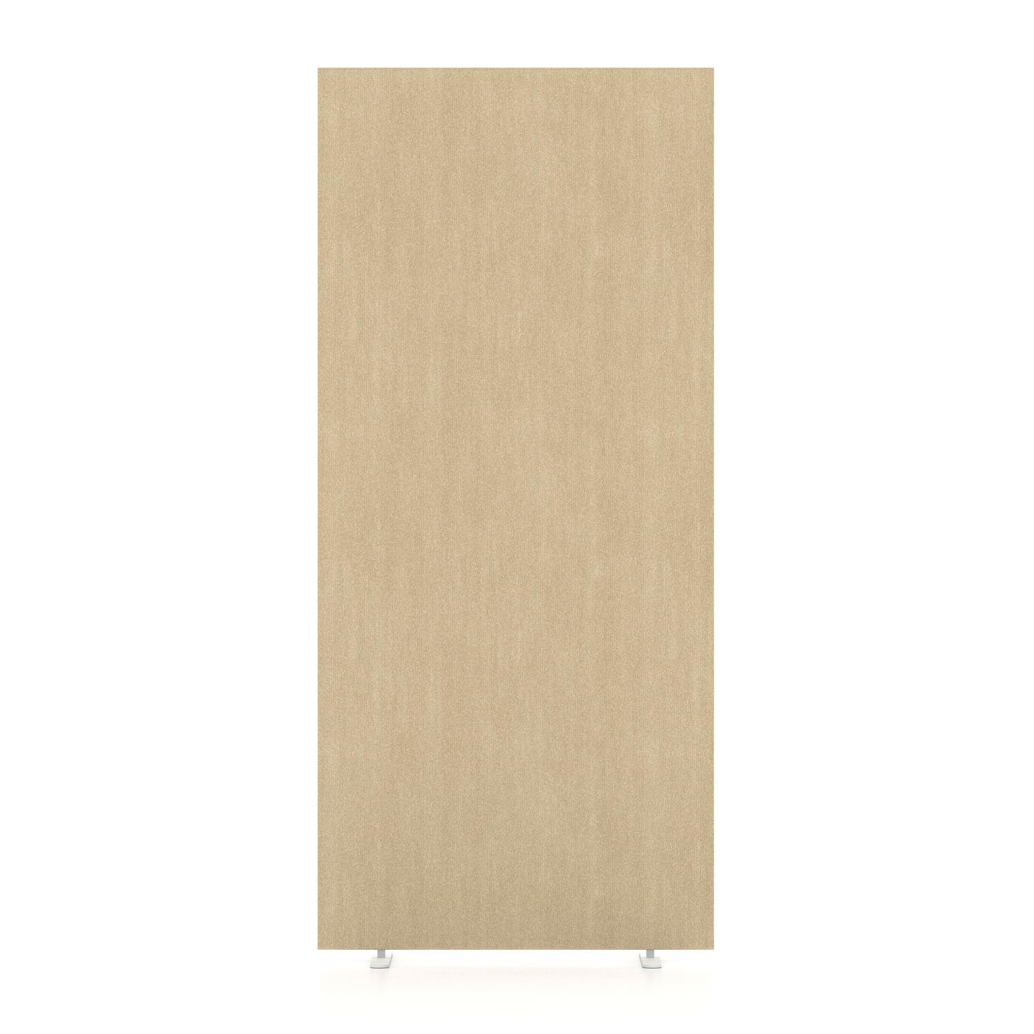 Impulse Plus Oblong 1800/800 Floor Free Standing Screen Beige Fabric Light Grey Edges Impulse Plus Oblong 1800/800 Floor Free Standing Screen Beige Fabric Light Grey Edges