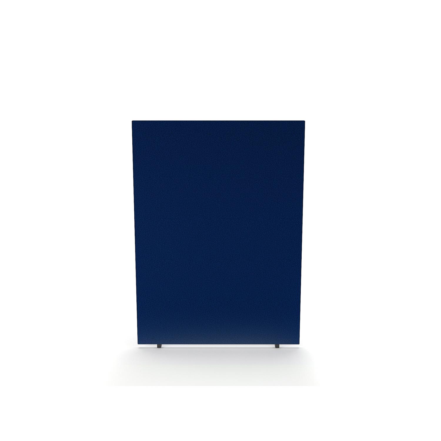 Impulse Plus Oblong 1650/1200 Floor Free Standing Screen Powder Blue Fabric Light Grey Edges