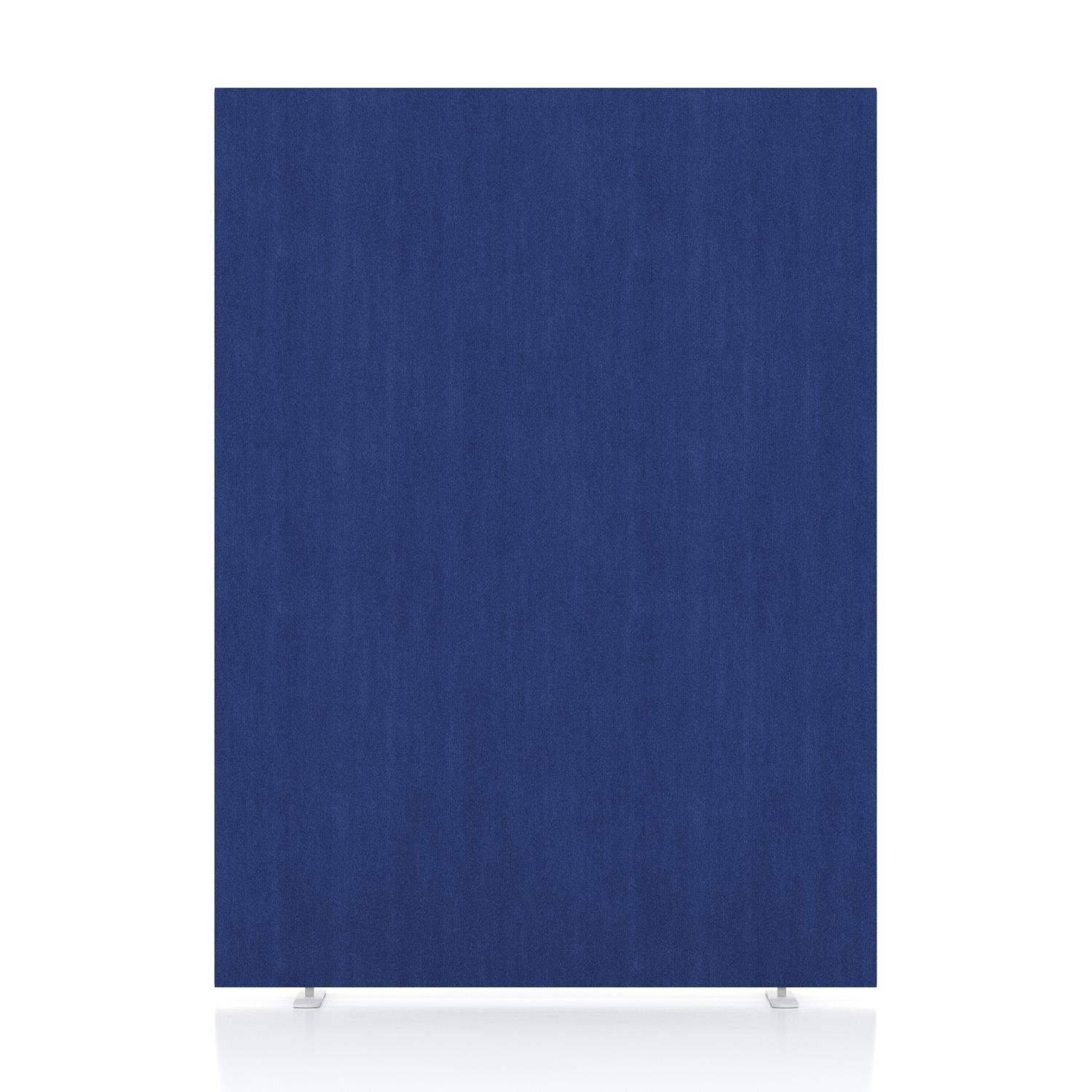 Impulse Plus Oblong 1650/1200 Floor Free Standing Screen Powder Blue Fabric Light Grey Edges