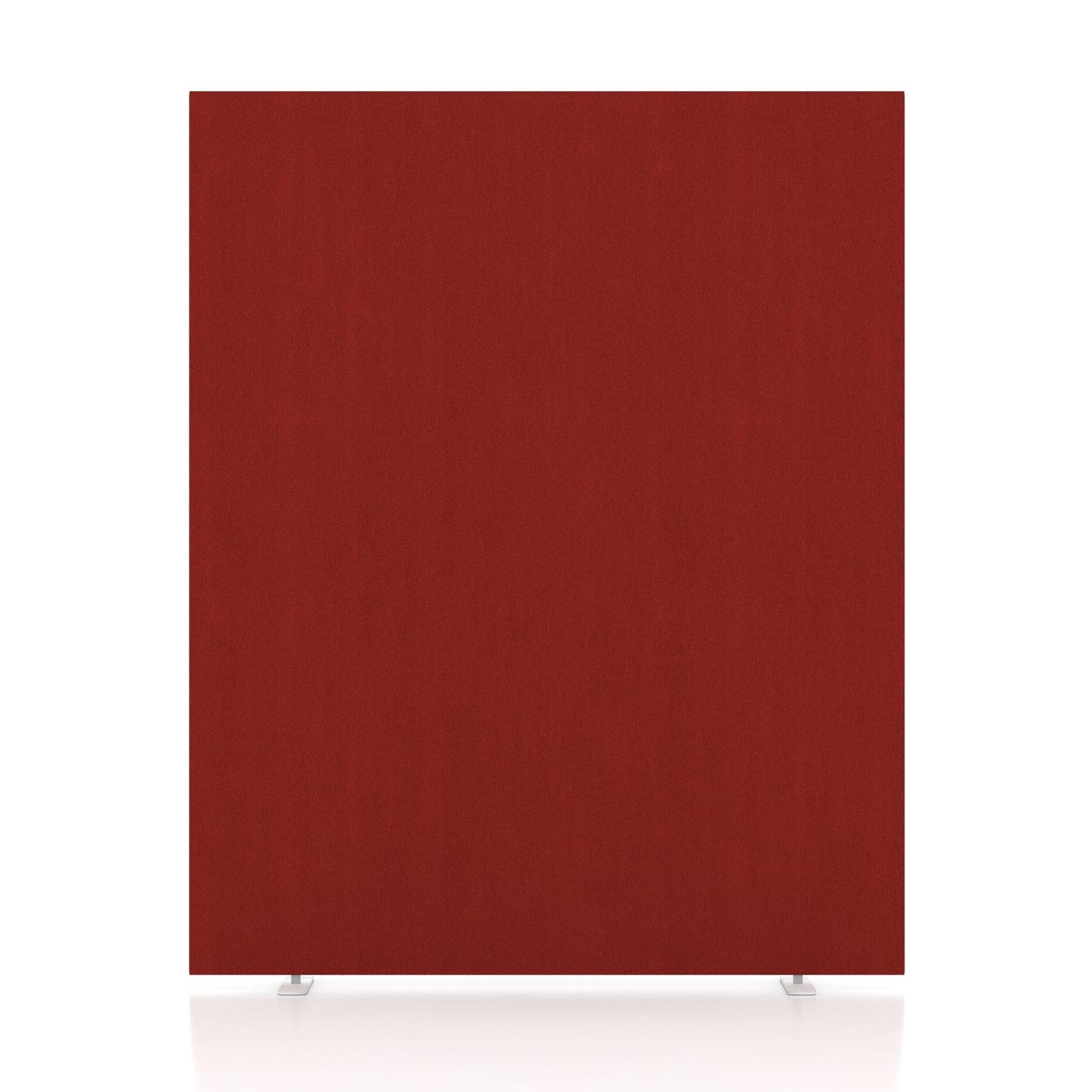 Impulse Plus Oblong 1500/1200 Floor Free Standing Screen Burgundy Fabric Light Grey Edges Impulse Plus Oblong 1500/1200 Floor Free Standing Screen Burgundy Fabric Light Grey Edges
