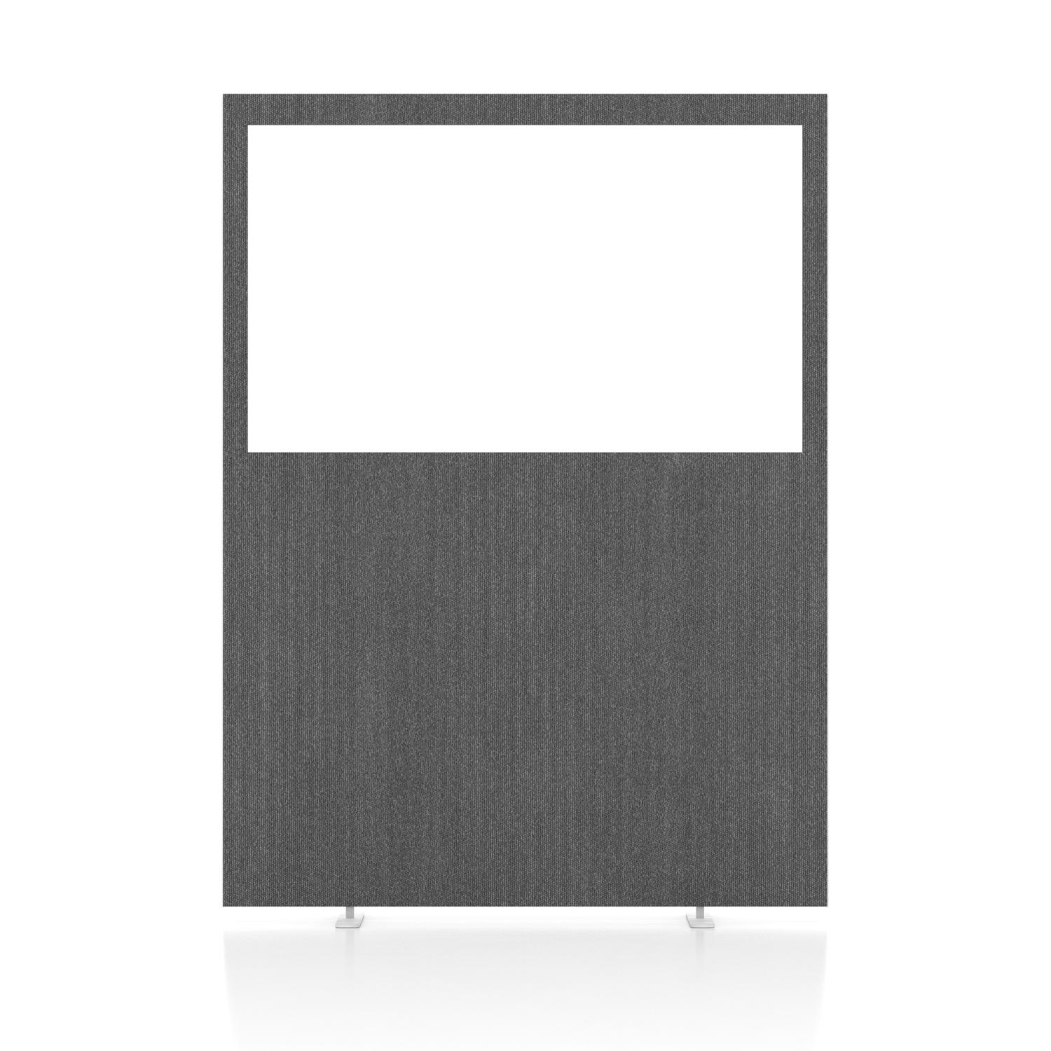 Impulse Plus Clear Half Vision 1650/1200 Floor Free Standing Screen Lead Fabric Light Grey Edges