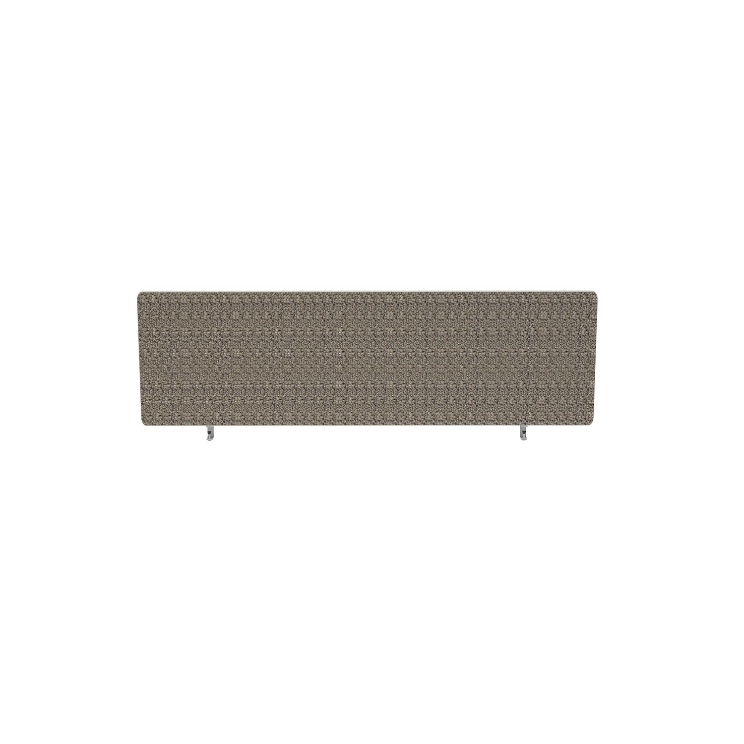 Impulse Plus Oblong 400/1200 Desktop Screen Rounded Corners Lead Fabric Light Grey Edges