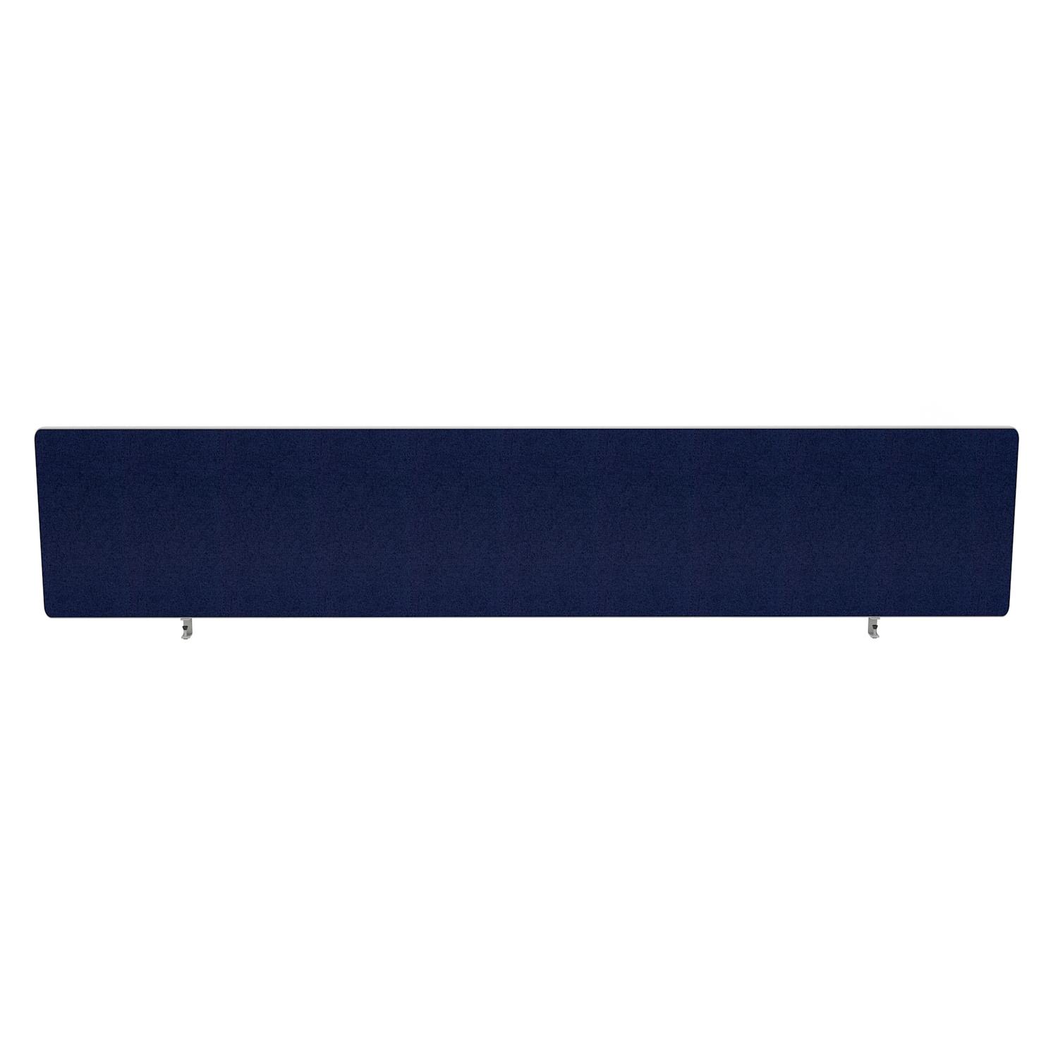 Impulse Plus Oblong 400/1800 Desktop Screen Rounded Corners Royal Blue Fabric Light Grey Edges