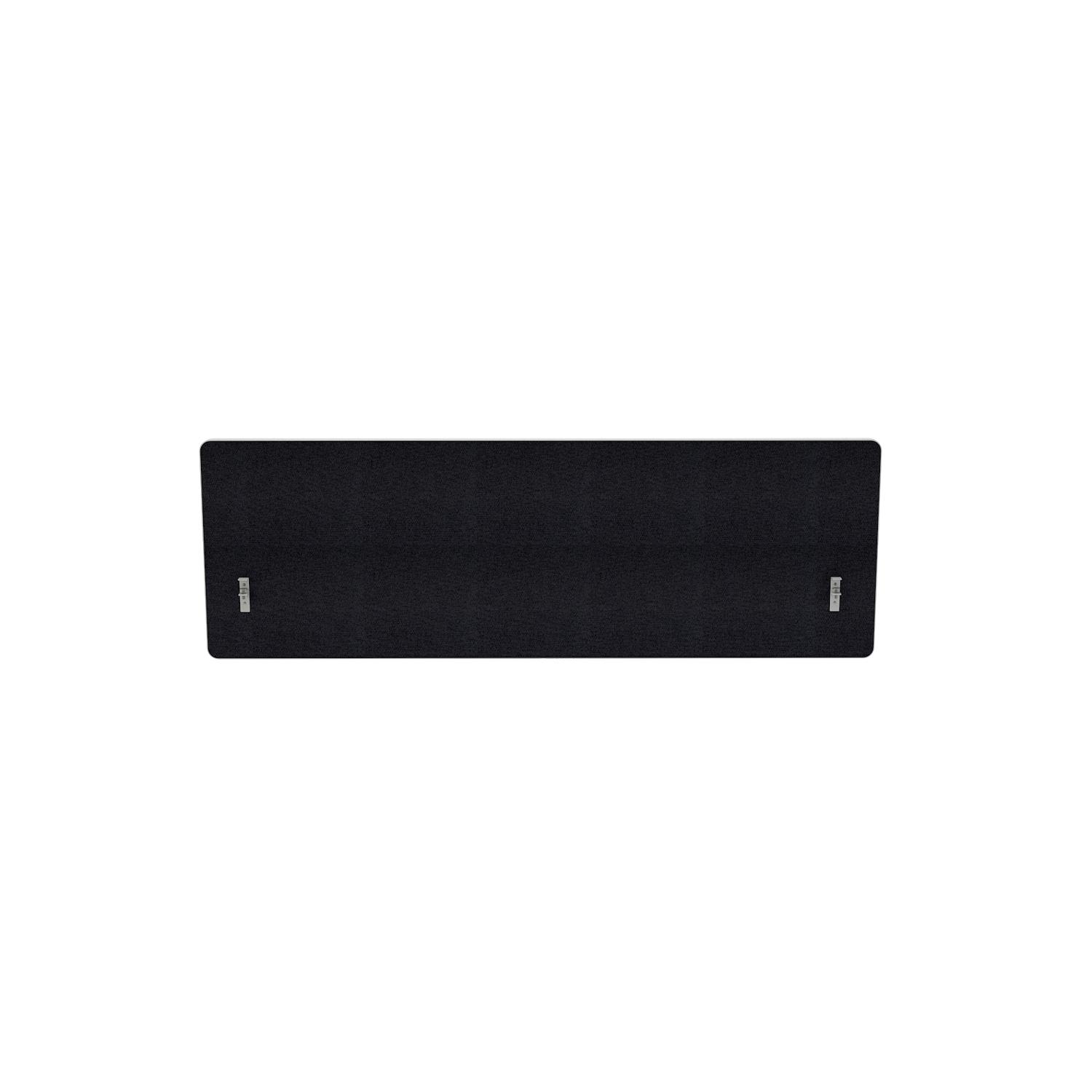 Impulse Plus Oblong 400/1200 Backdrop Screen Rounded Corners Black Fabric Light Grey Edges