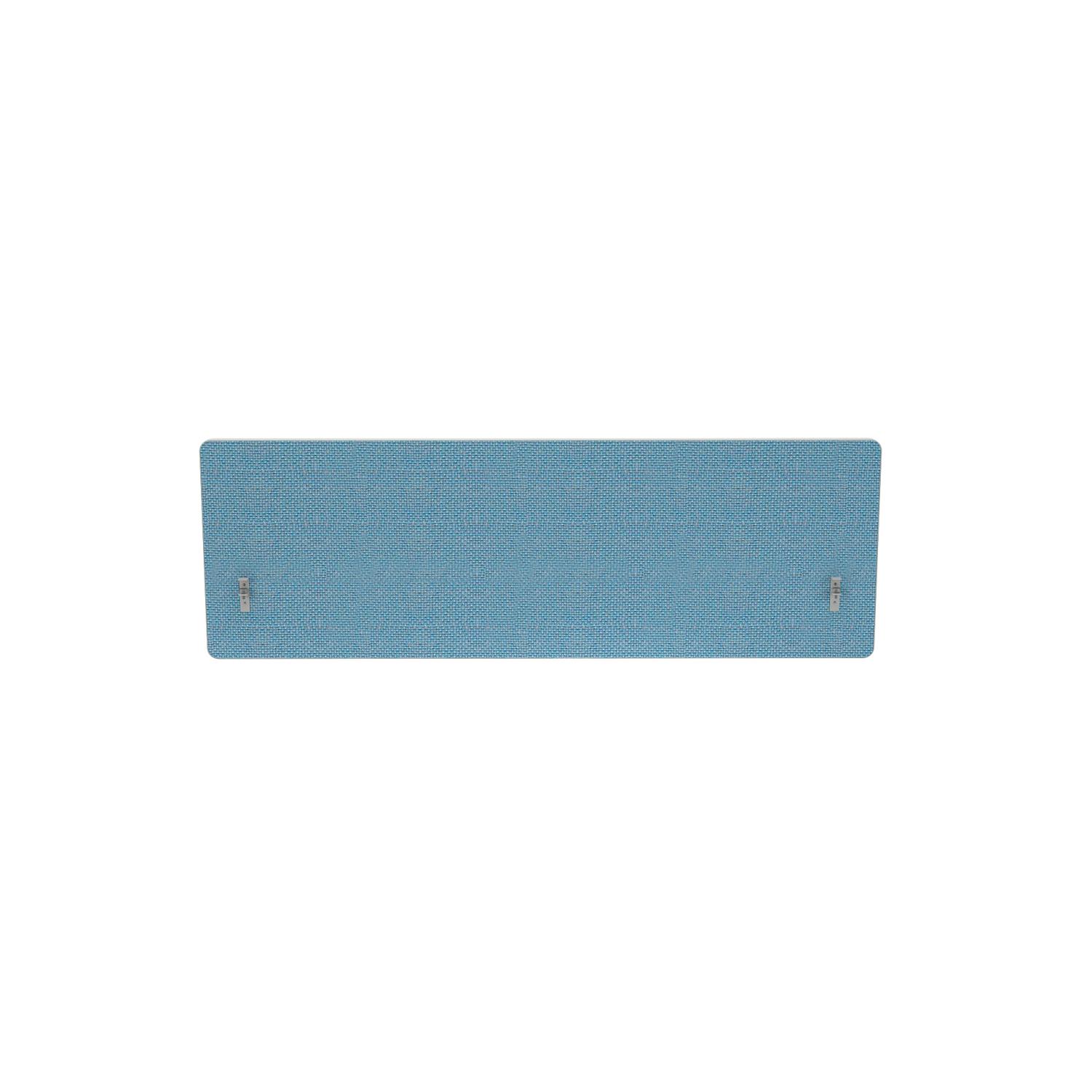 Impulse Plus Oblong 400/1200 Backdrop Screen Rounded Corners Sky Blue Fabric Light Grey Edges