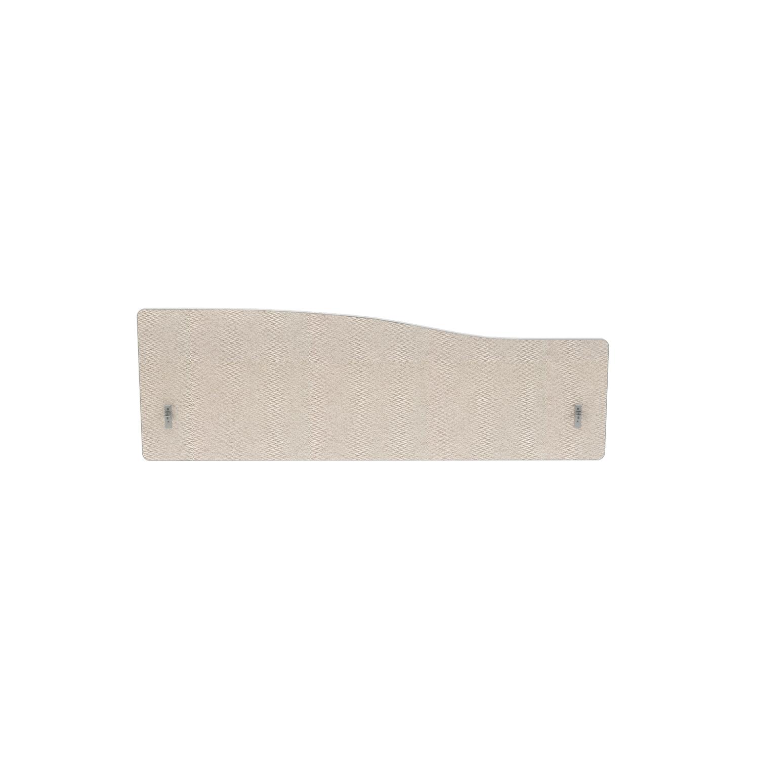 Impulse Plus Wave 400/1200 Backdrop Screen Rounded Corners Light Grey Fabric Light Grey Edges