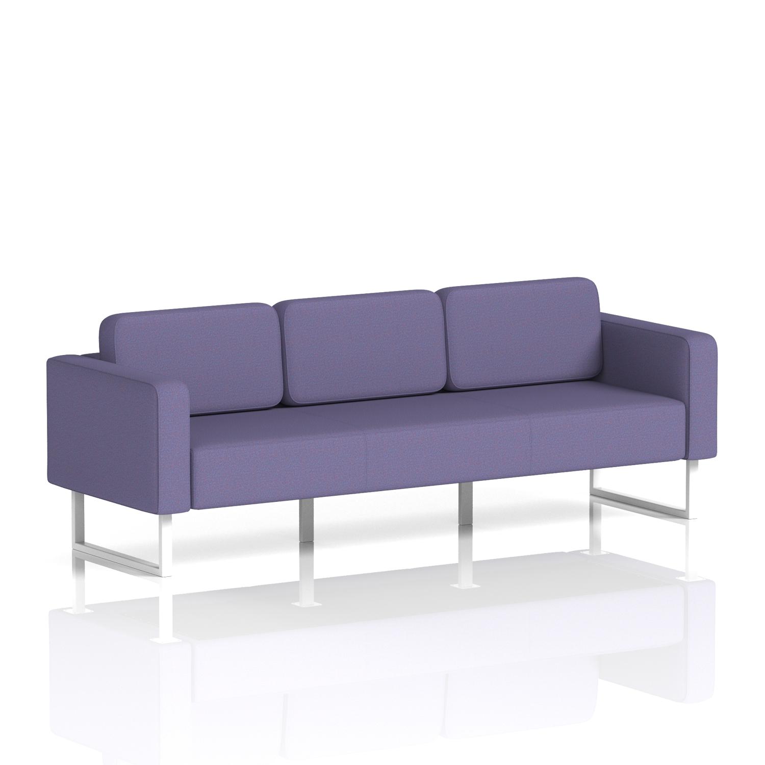 Brixworth Sofa 3 Seater With White Legs In Synergy Fabric - Order