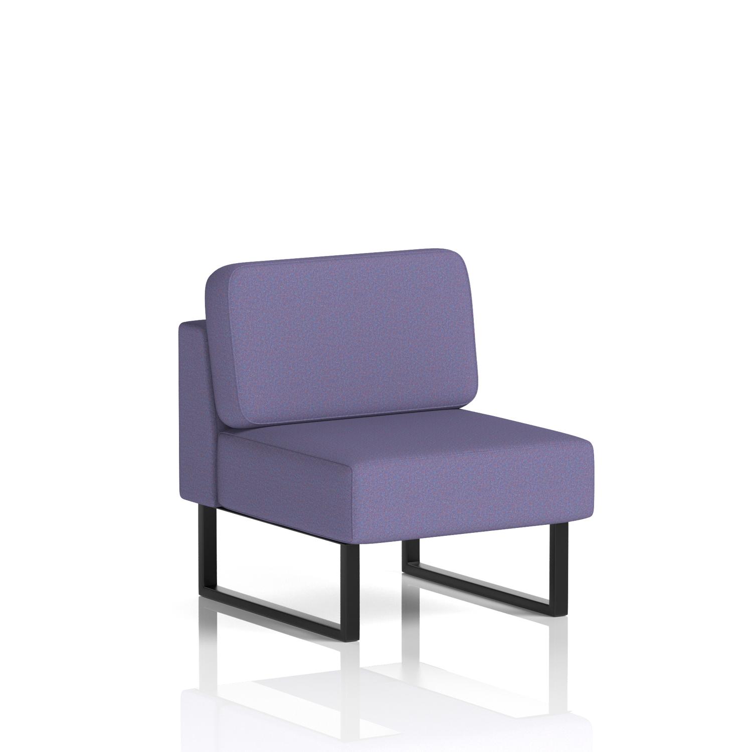 Brixworth Modular Seating Central Unit With Black Legs In Synergy Fabric - Order