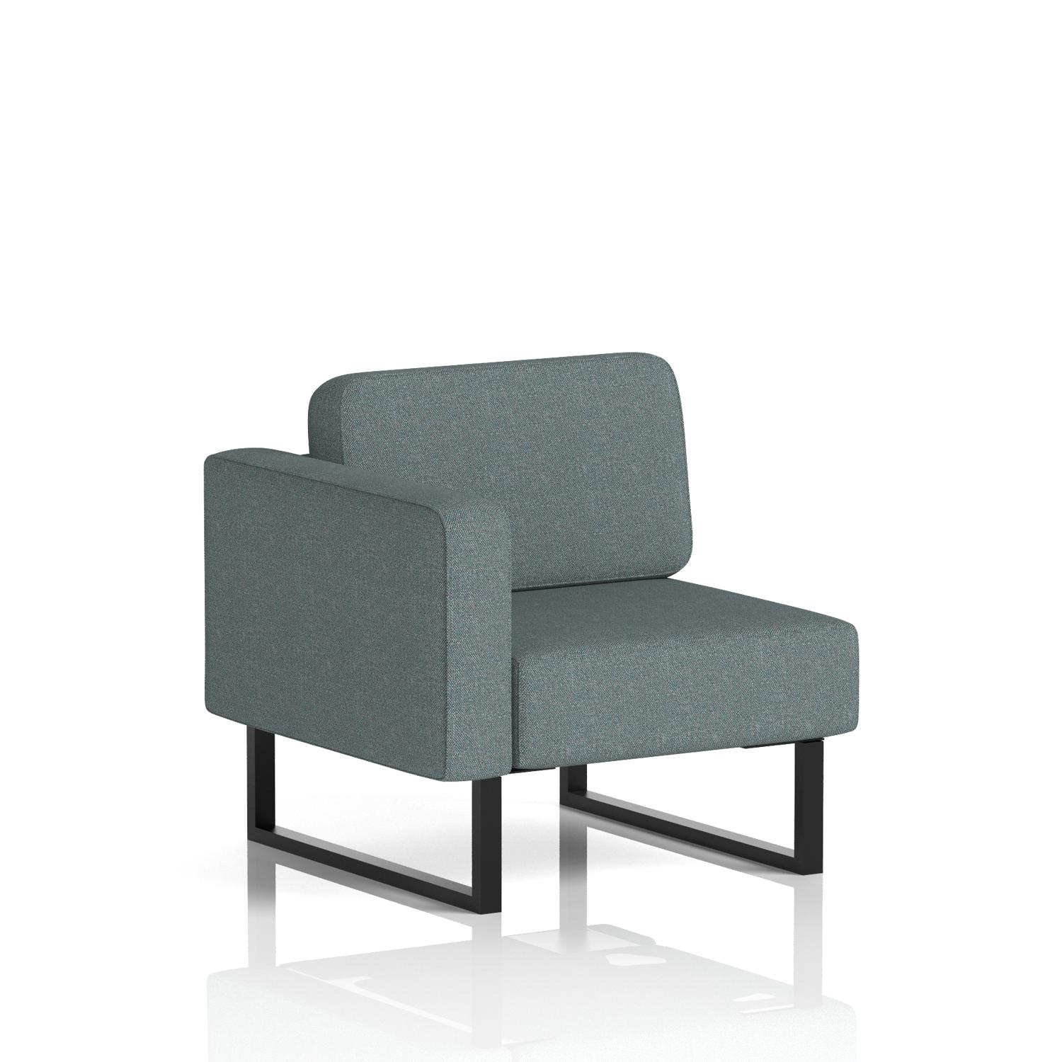 Brixworth Modular Seating Right Unit With Black Legs In Main Line Flax Fabric - Westminster