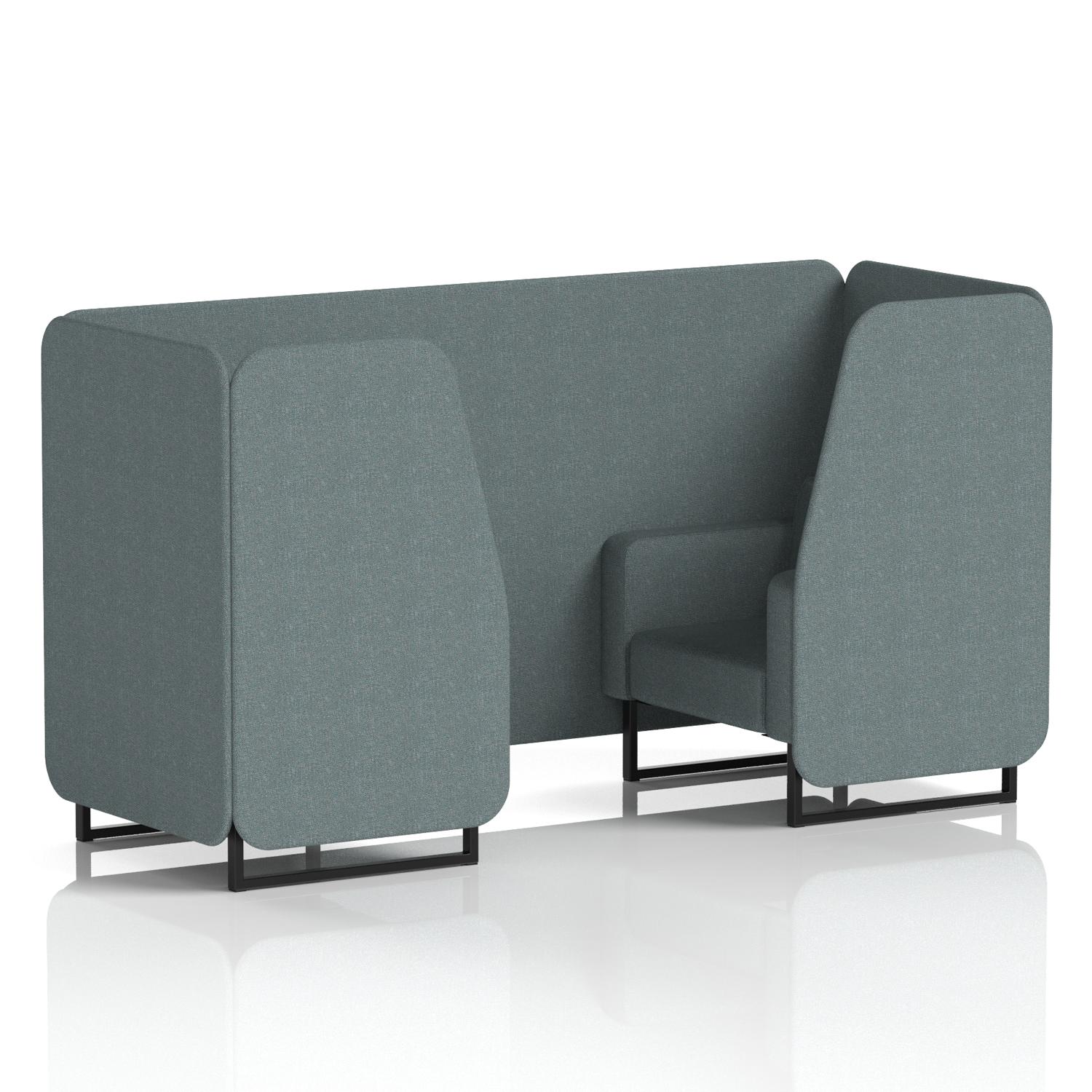 Brixworth 2 Seater Booth With Black Legs In Main Line Flax Fabric - Westminster Panels And Sofa Brixworth 2 Seater Booth With Black Legs In Main Line Flax Fabric - Westminster Panels And Sofa