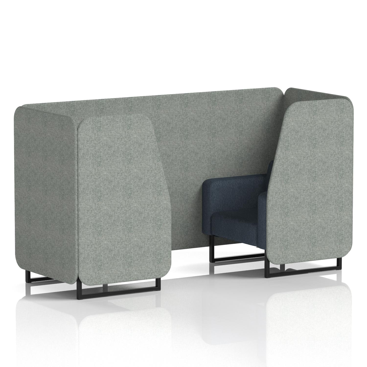 Brixworth Booth In Two Tone (Rivet - Prime Panels And Crucible Sofa)