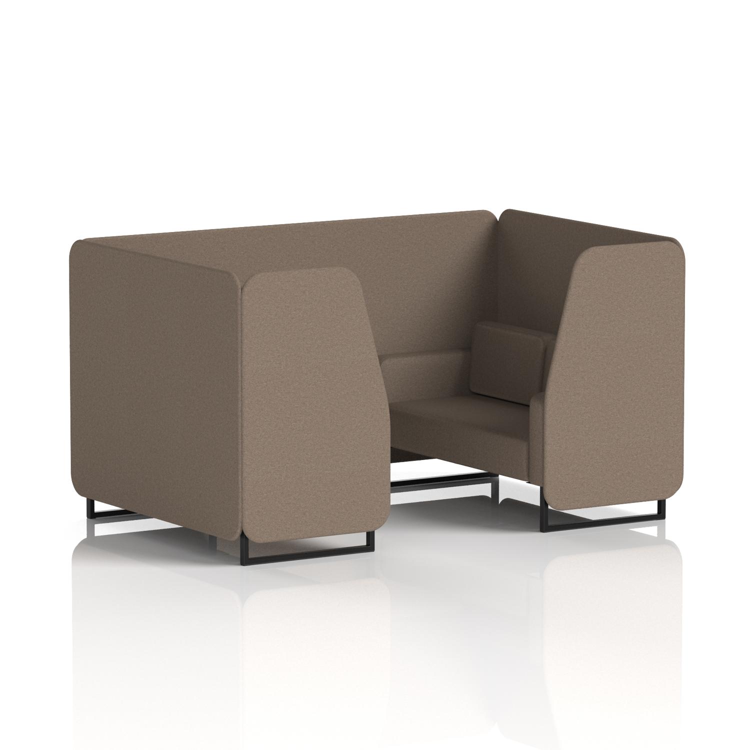 Brixworth 4 Seater Booth With Black Legs In X2 Fabric - Theory Panels And Sofa Brixworth 4 Seater Booth With Black Legs In X2 Fabric - Theory Panels And Sofa