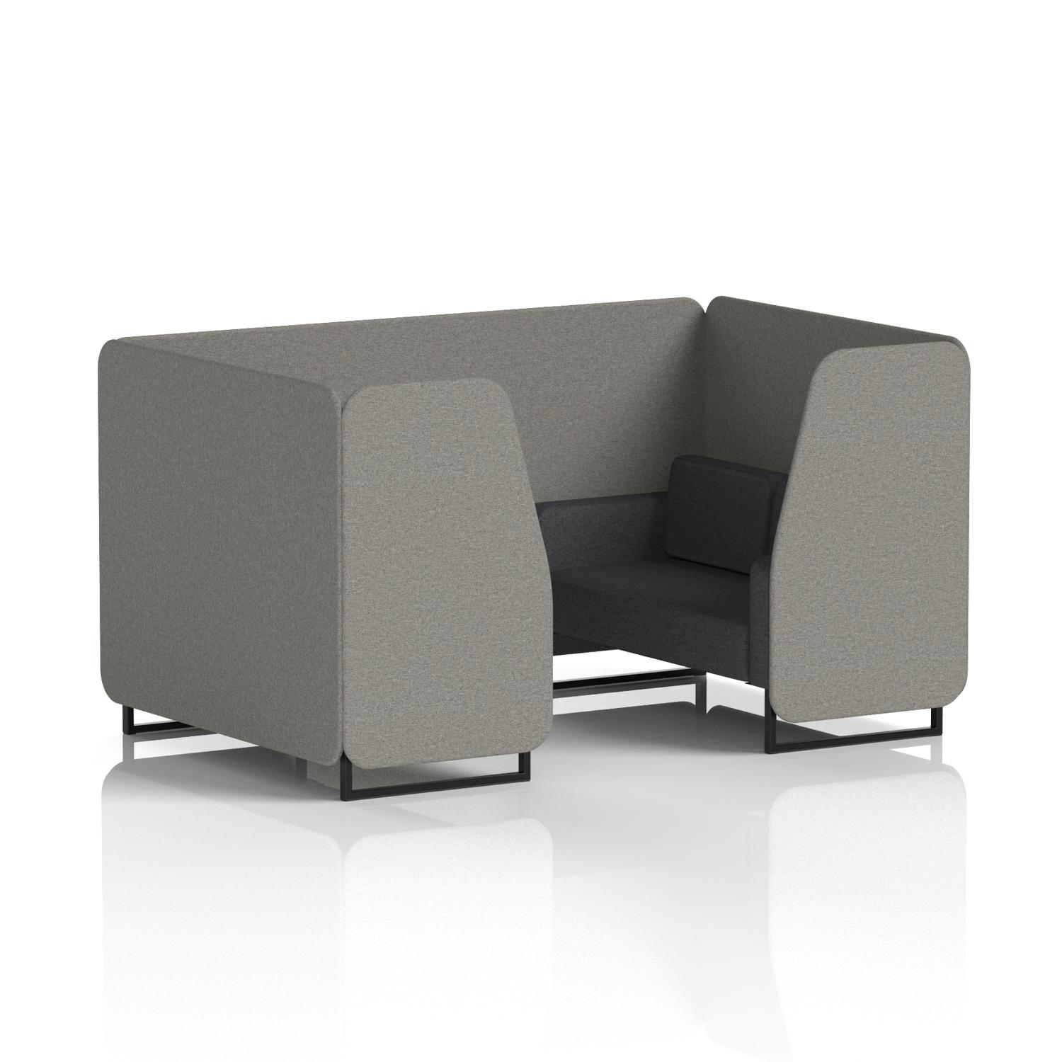 Brixworth 4 Seater Booth With Black Legs In X2 Fabric - Number Panels And Arithmetic Sofa
